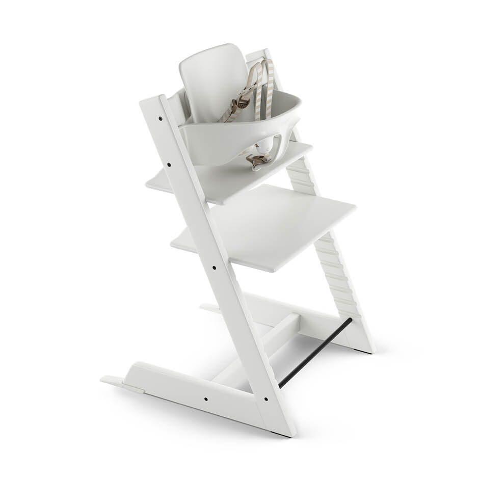 Montessori Stokke Tripp Trapp Baby High Chair White