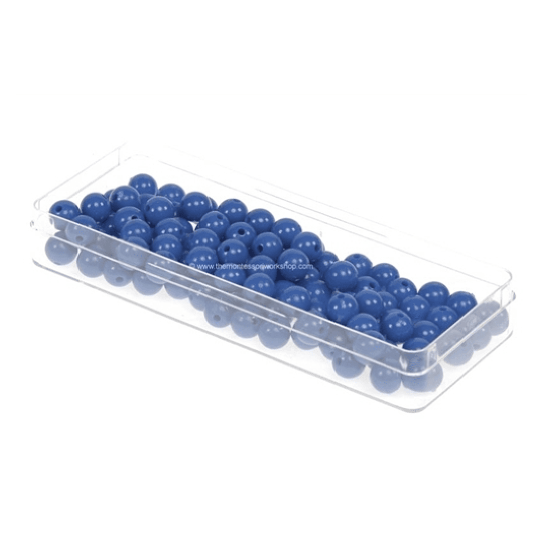Montessori Alison's Montessori Blue Beads for Long Division Material Premium Quality