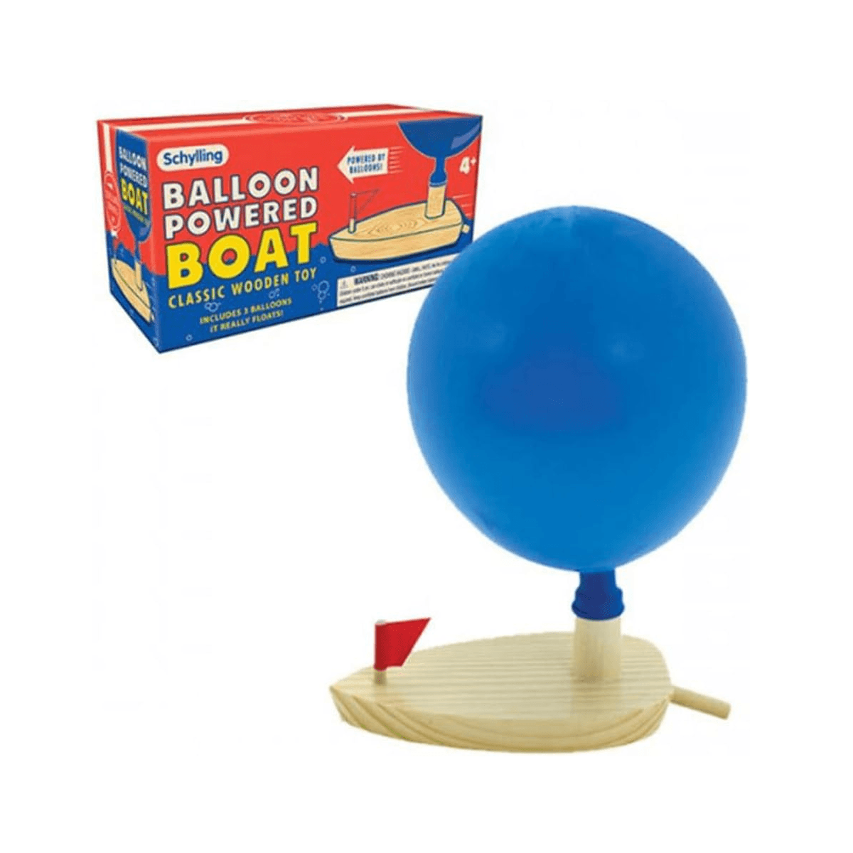 Montessori Schylling Bath Toys Balloon Powered Boat