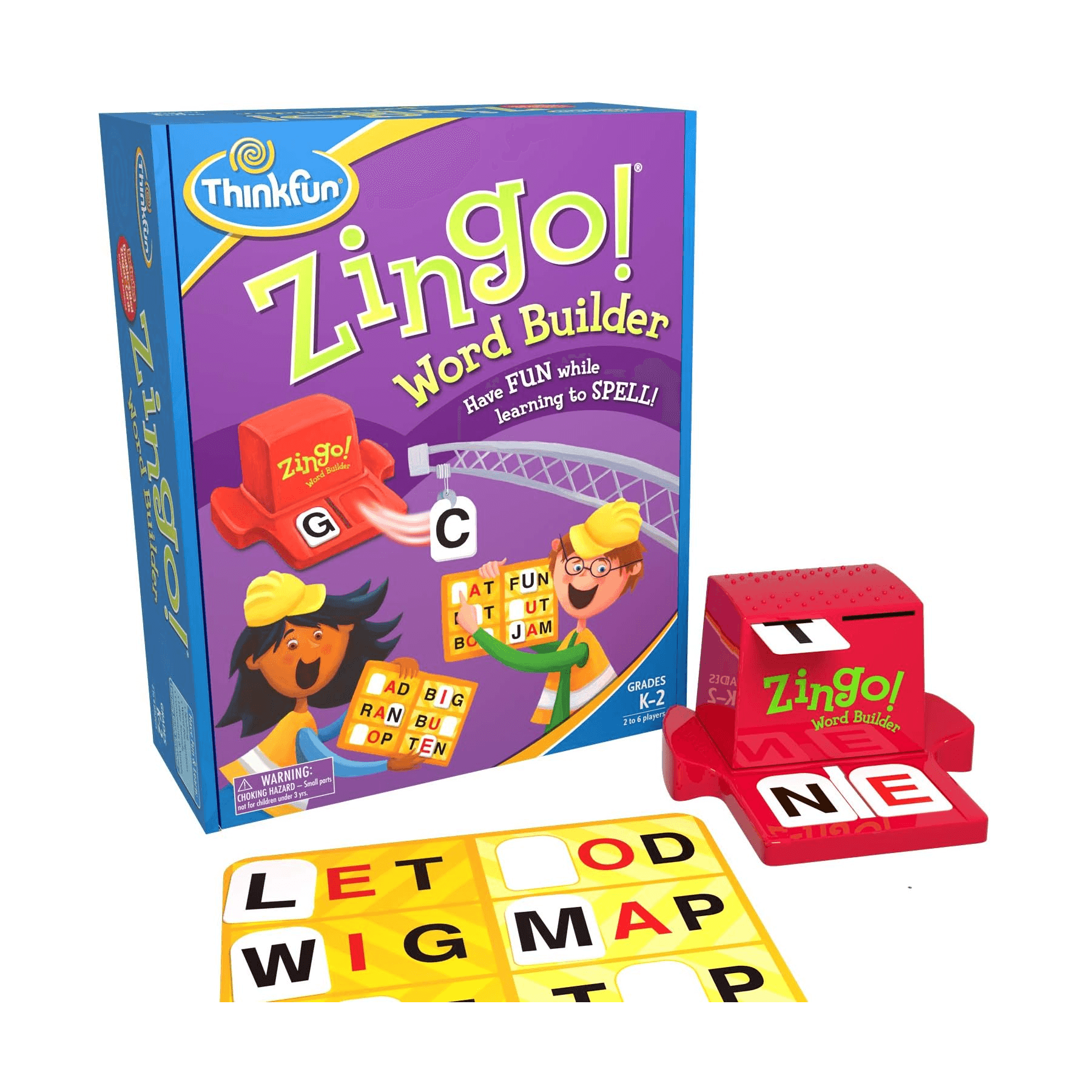 Montessori ThinkFun Card Game Zingo Word Builder