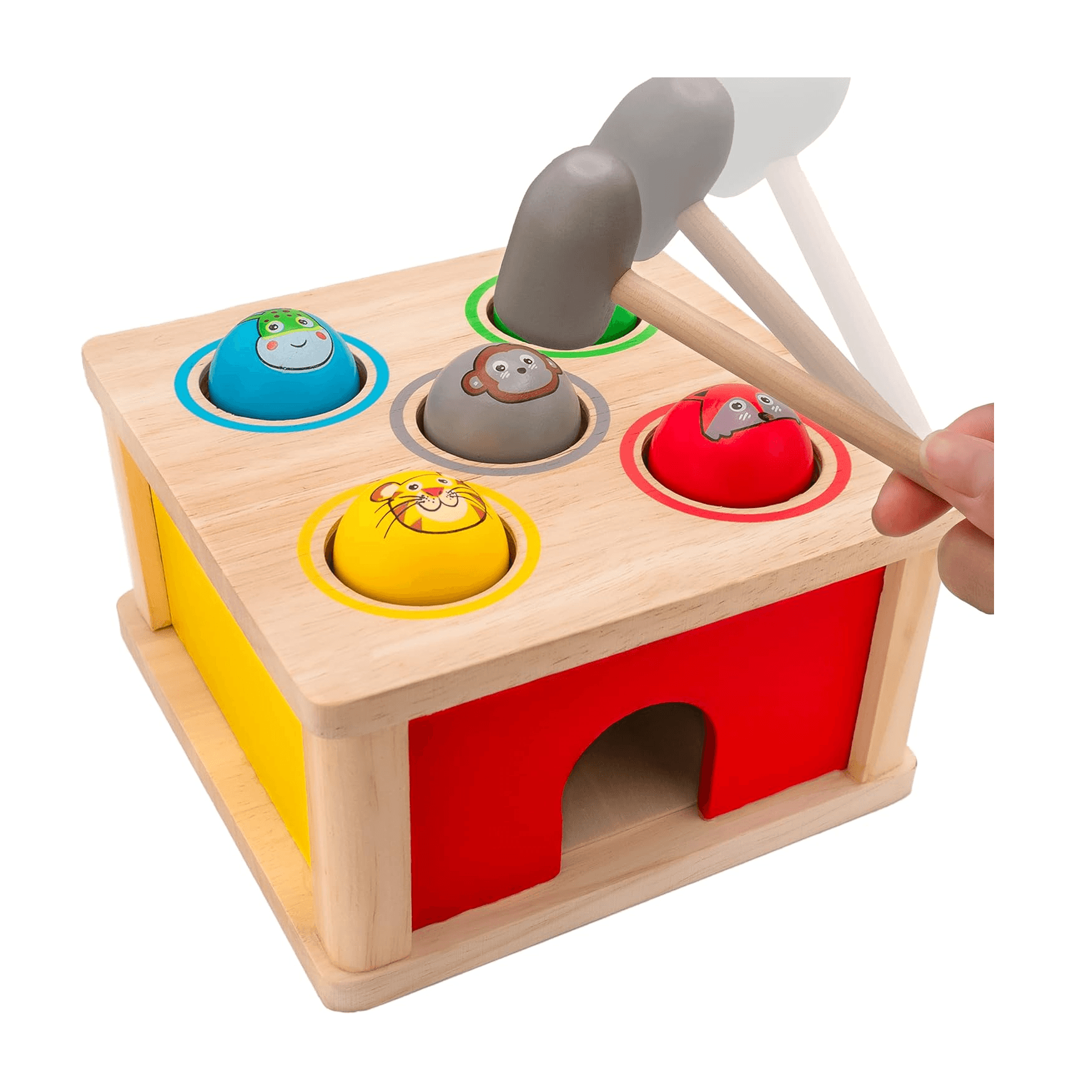 Montessori Little Giggle Wooden Montessori Hammering Toy