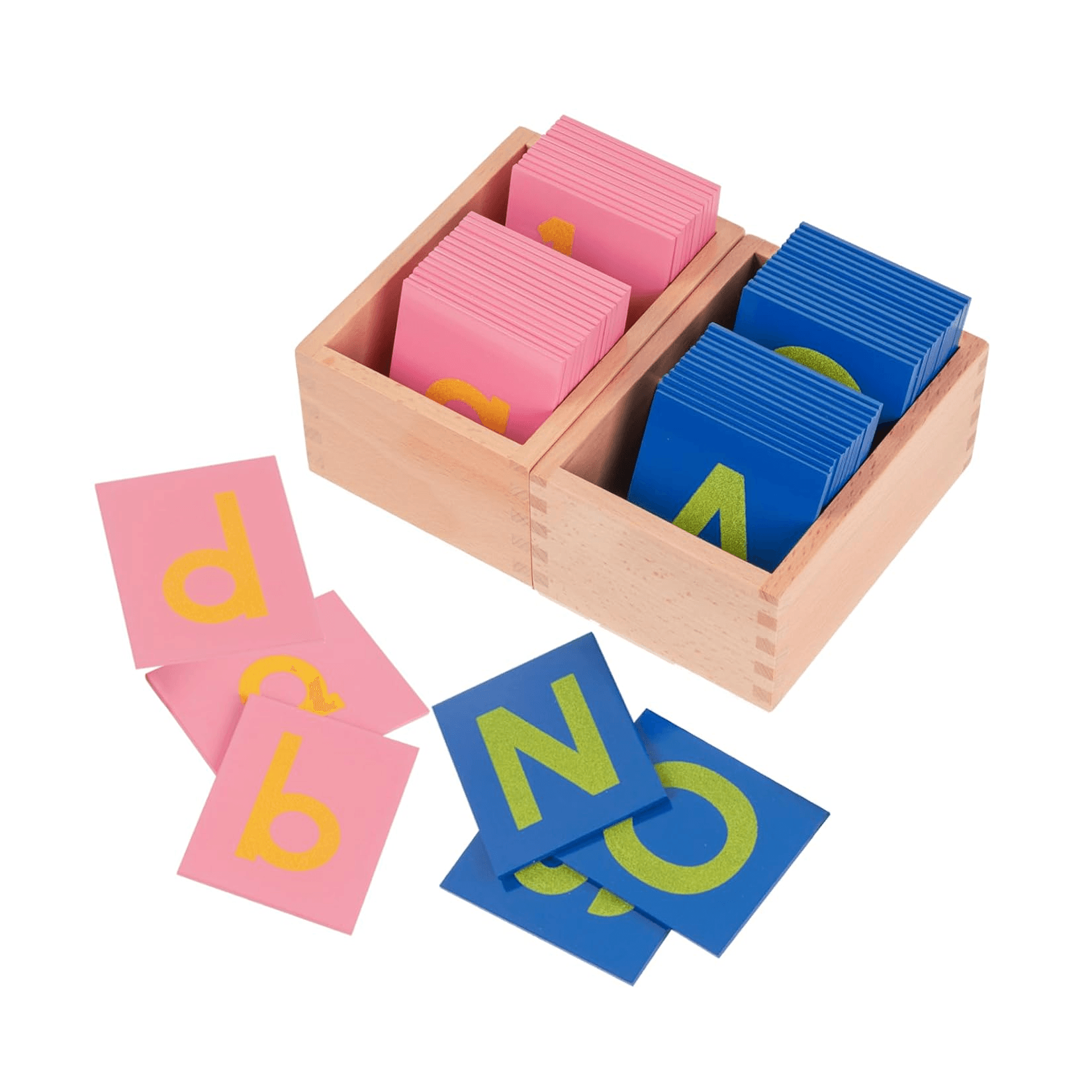 Montessori Adena Montessori Sandpaper Letters Lower and Capital Case