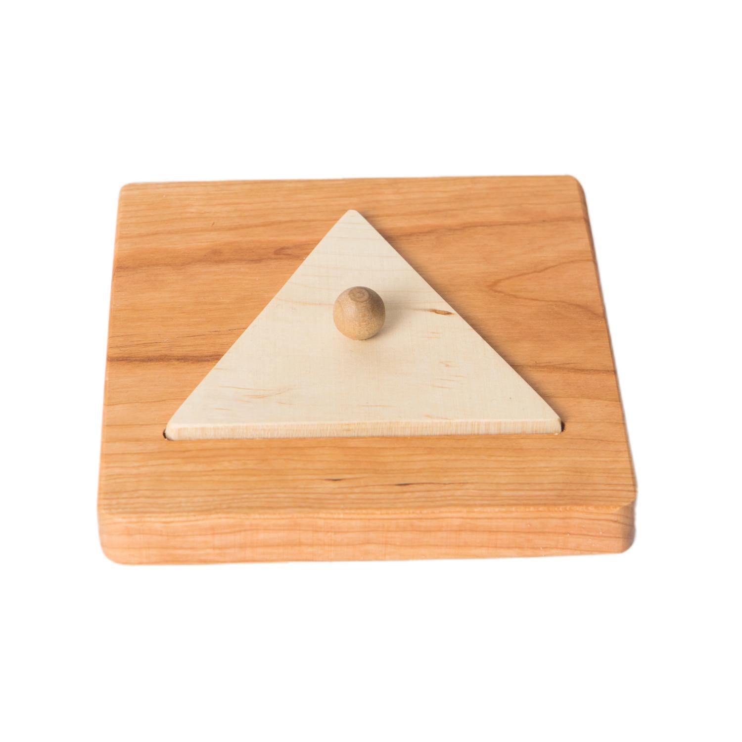 Montessori Heir+Loom Kids Puzzle Triangle Single Shape