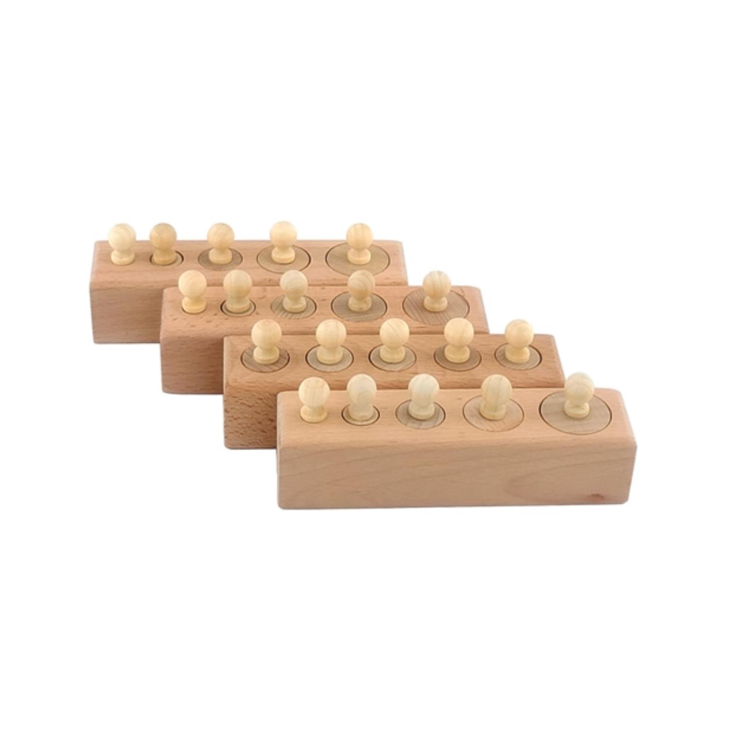 Montessori IFIT Cylinder Blocks Mini Natural