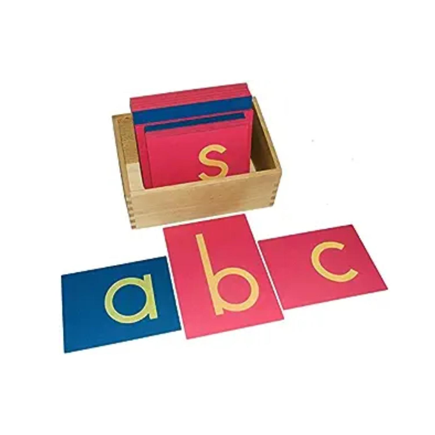 Montessori Kid Advance Montessori Sandpaper Letters Lowercase With Box