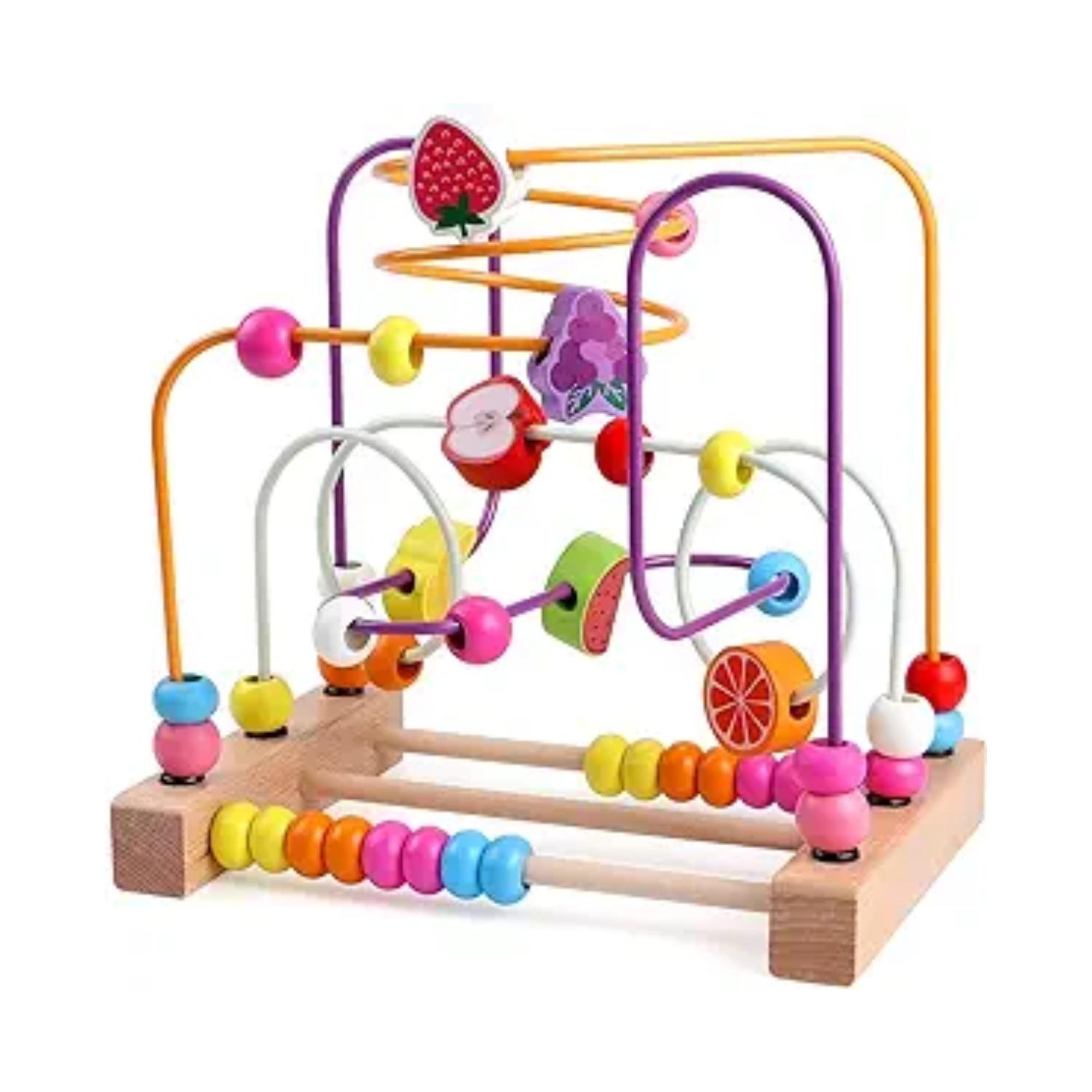 Montessori Lewo Bead Maze Roller Coaster