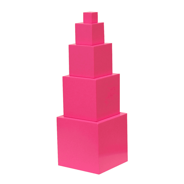 Montessori E&O Montessori Toddler Pink Tower 5 Steps