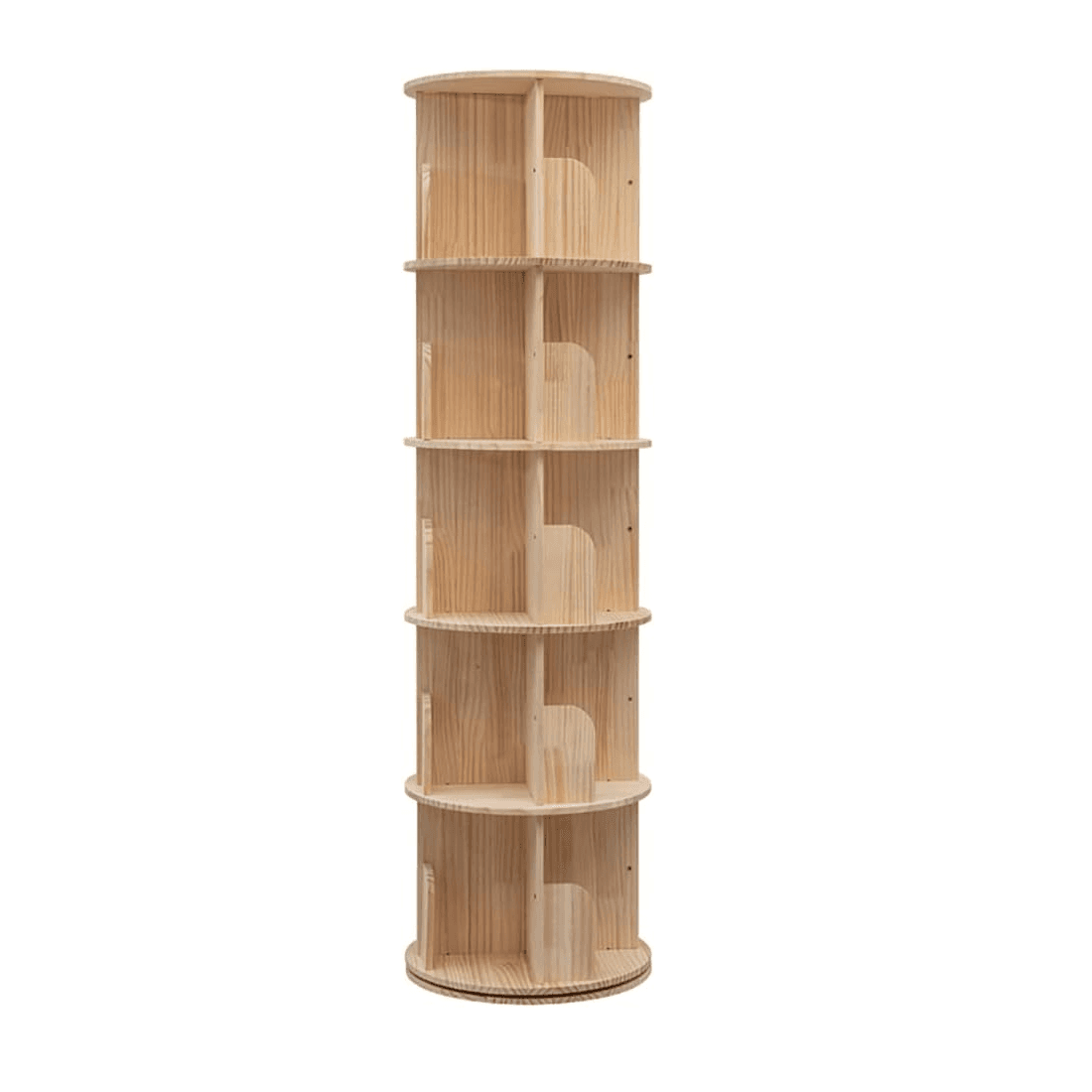 Montessori Bear Qiaqia Rotating Bookshelf 5-Tier