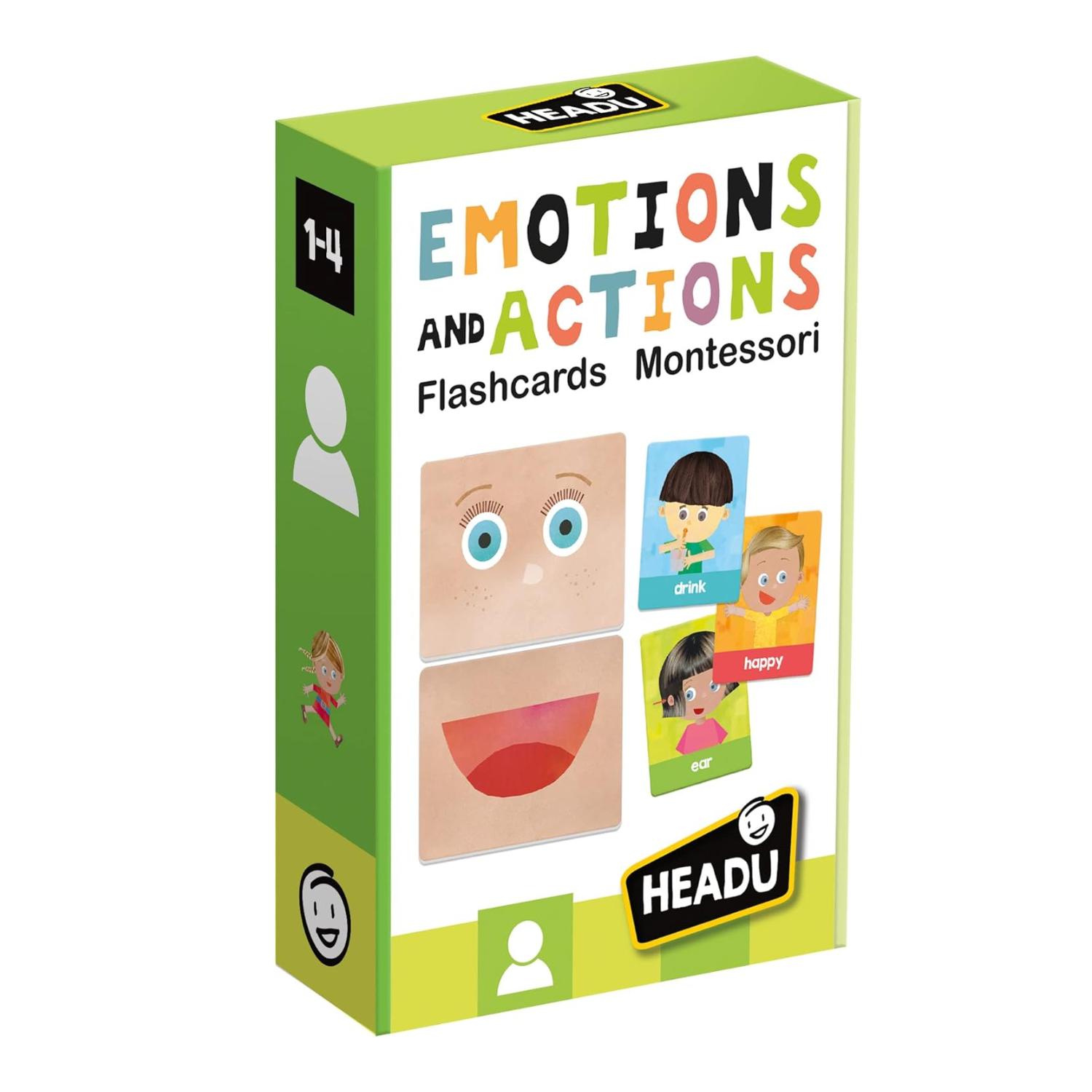 Montessori HEADU Emotions and Actions Flashcards