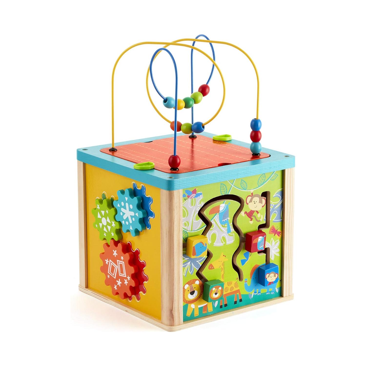 Montessori Imaginarium Wooden Activity Cube