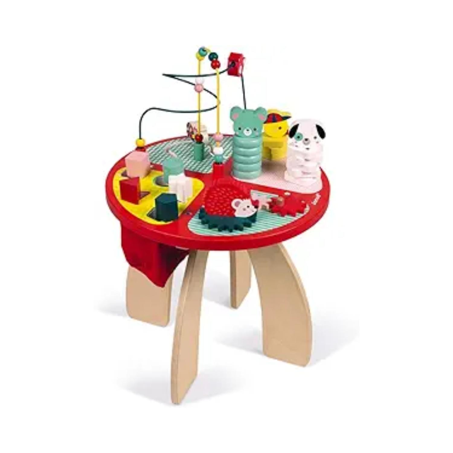 Montessori Janod Wooden Activity Table Forest