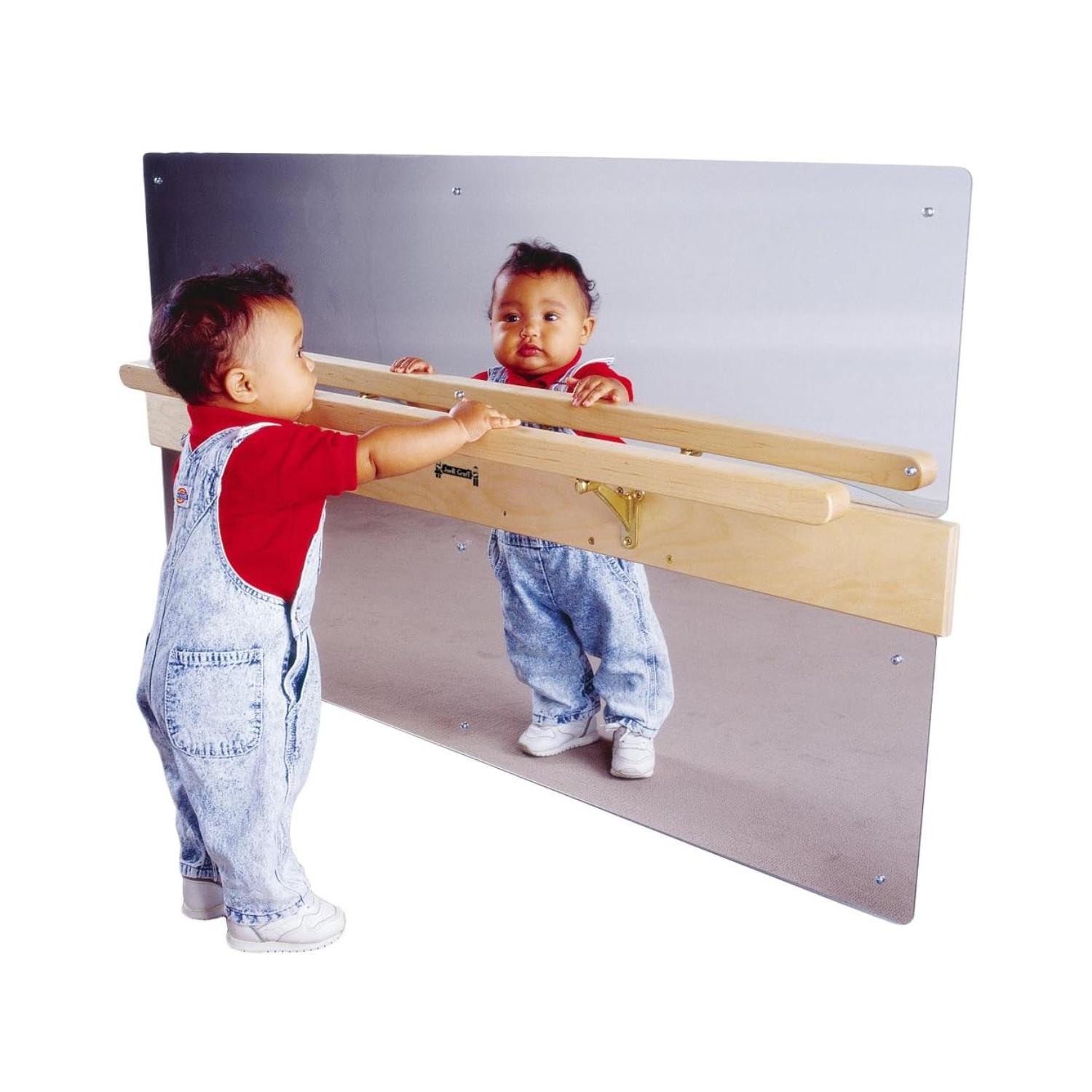Montessori Jonti-Craft Pull-Up Mirror Infant Coordination