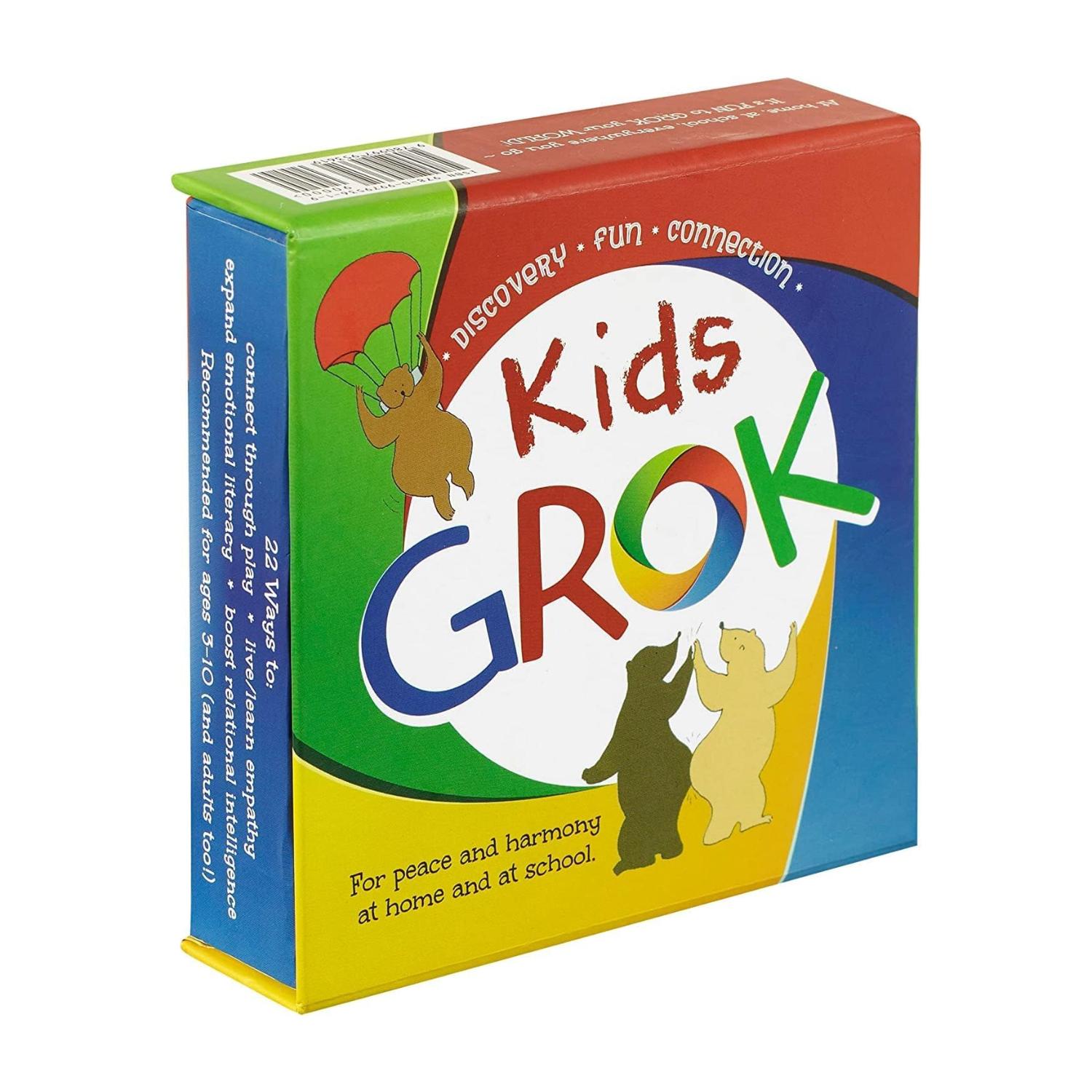 Montessori GROK Conversation Cards For Kids