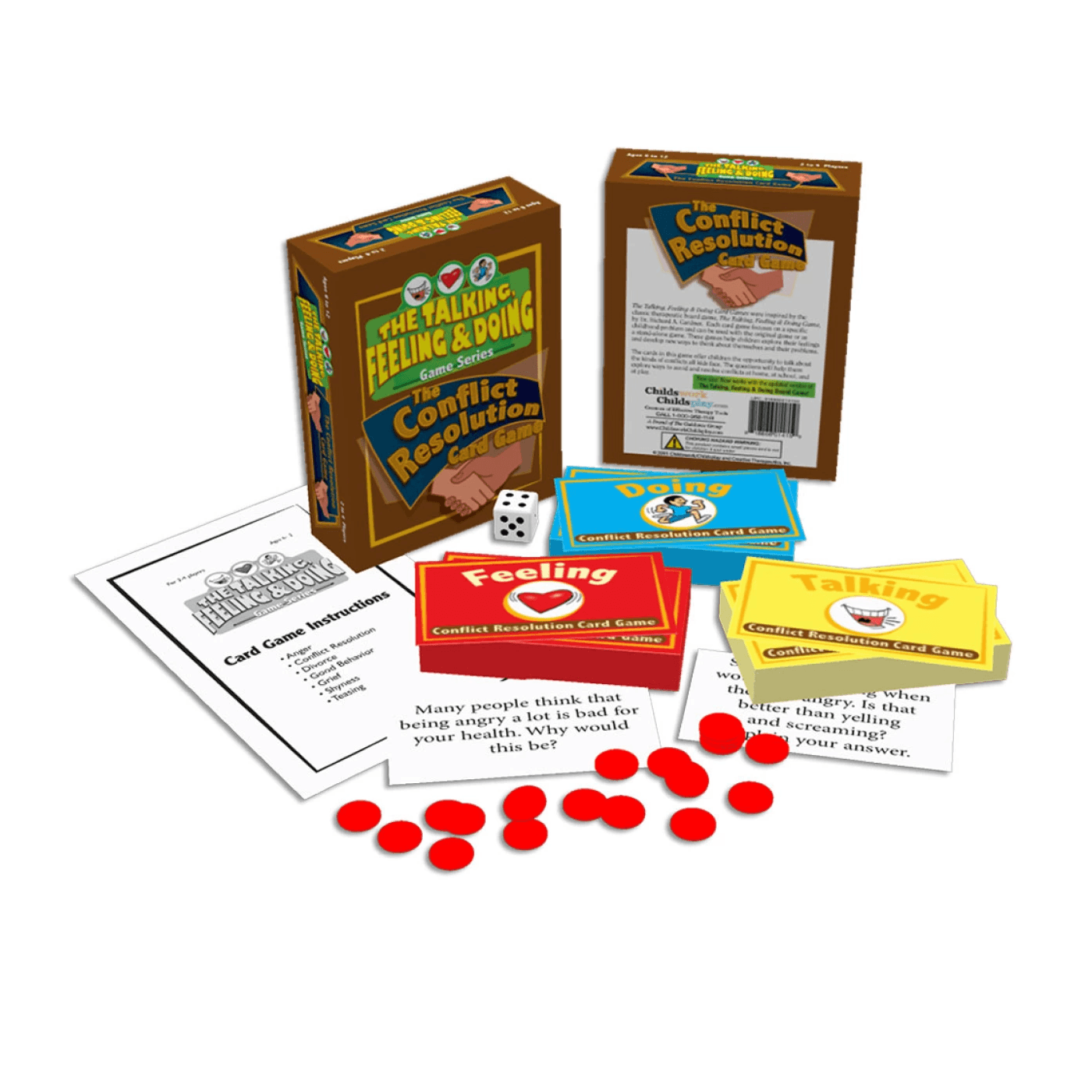 Montessori Childswork Childsplay The Talking, Feeling & Doing Conflict Resolution Card Game