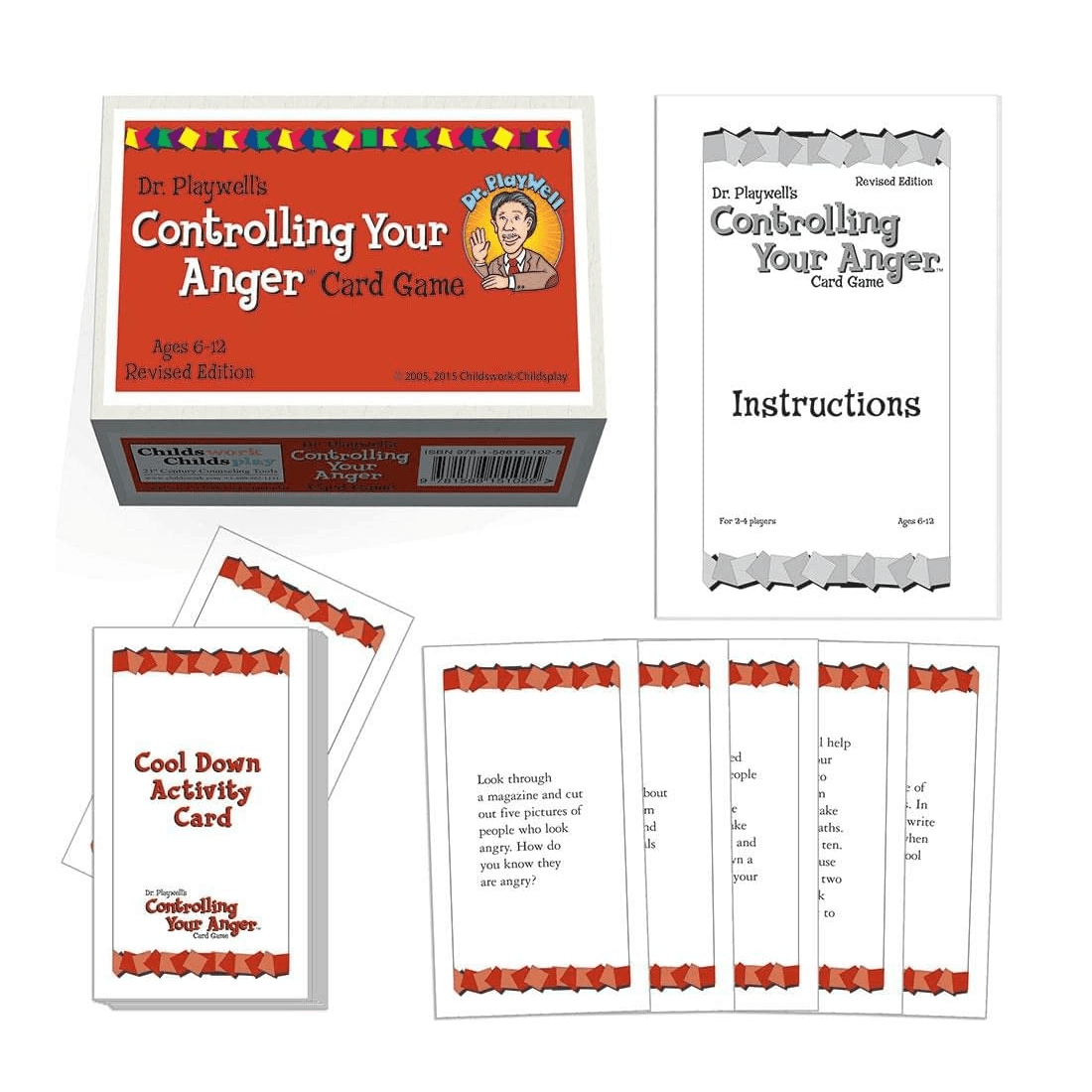 Montessori Childswork Childsplay Dr. Playwell's Controlling Your Anger Card Game
