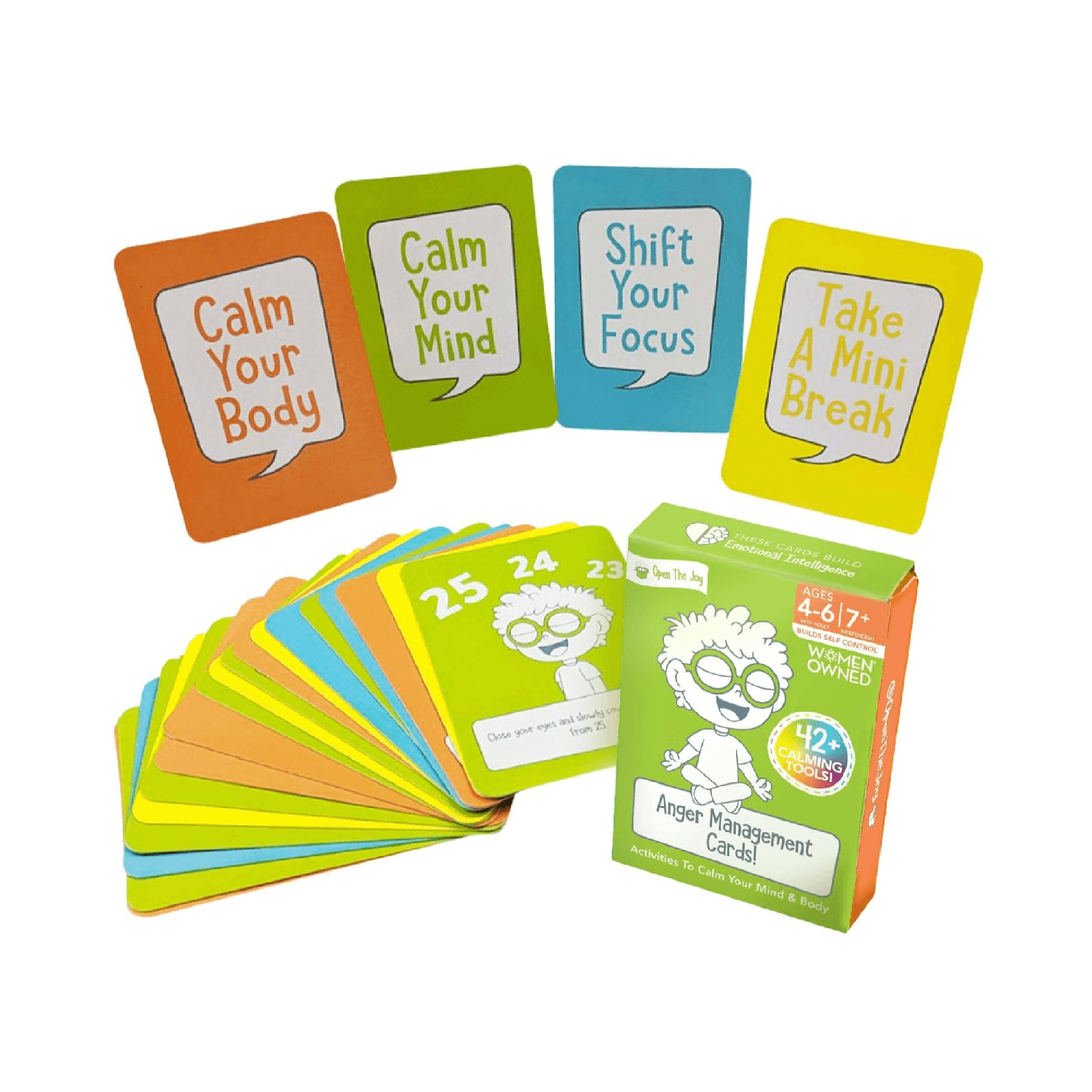 Montessori Open The Joy Anger Management Card Game