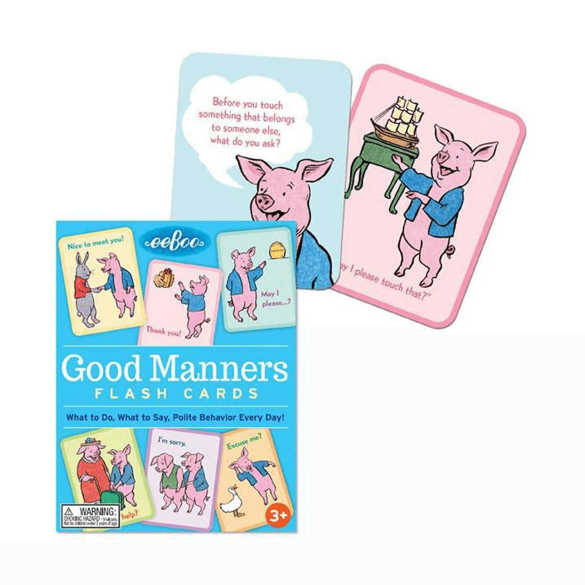 Montessori eeBoo Good Manners Conversation Flash Cards
