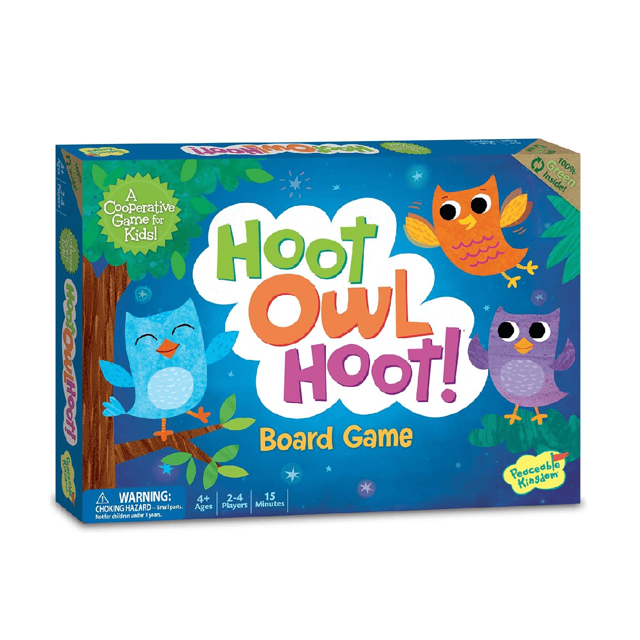 Montessori Peaceable Kingdom Board Game Hoot Owl Hoot