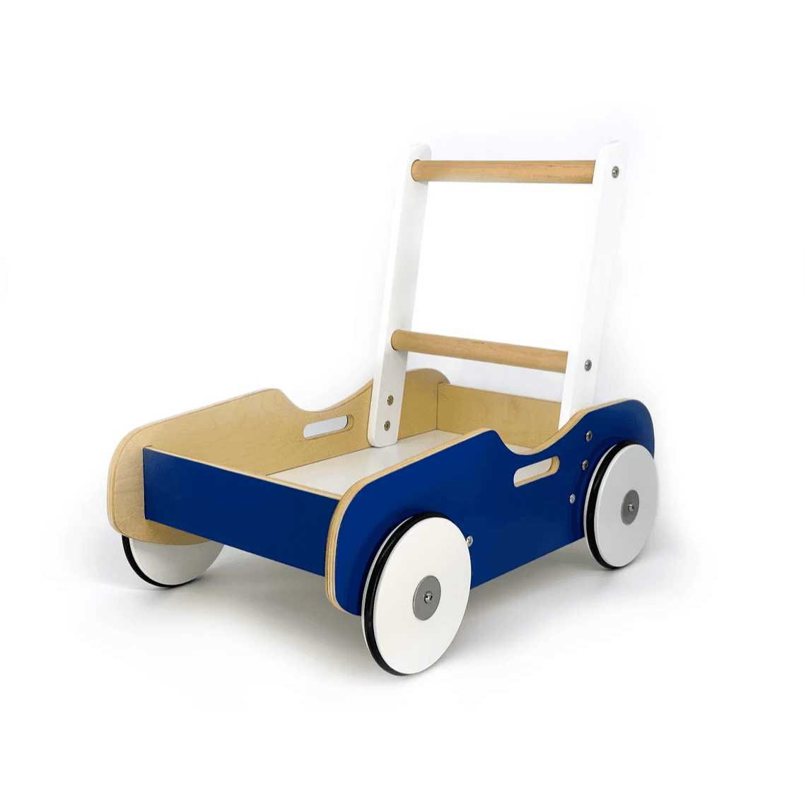 Montessori Luma Goods Co Wagon Baby Walker Royal Blue Non-Personalized