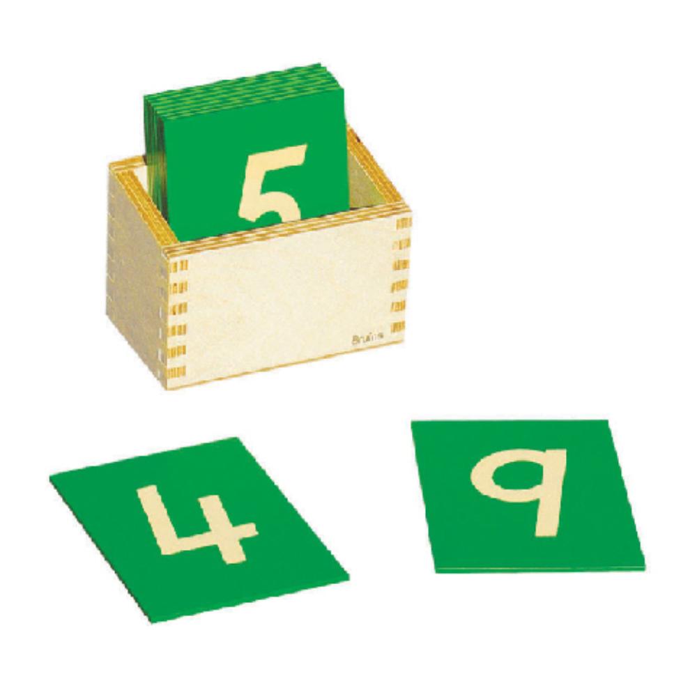 Montessori Bruins Montessori Sandpaper Numbers With Box