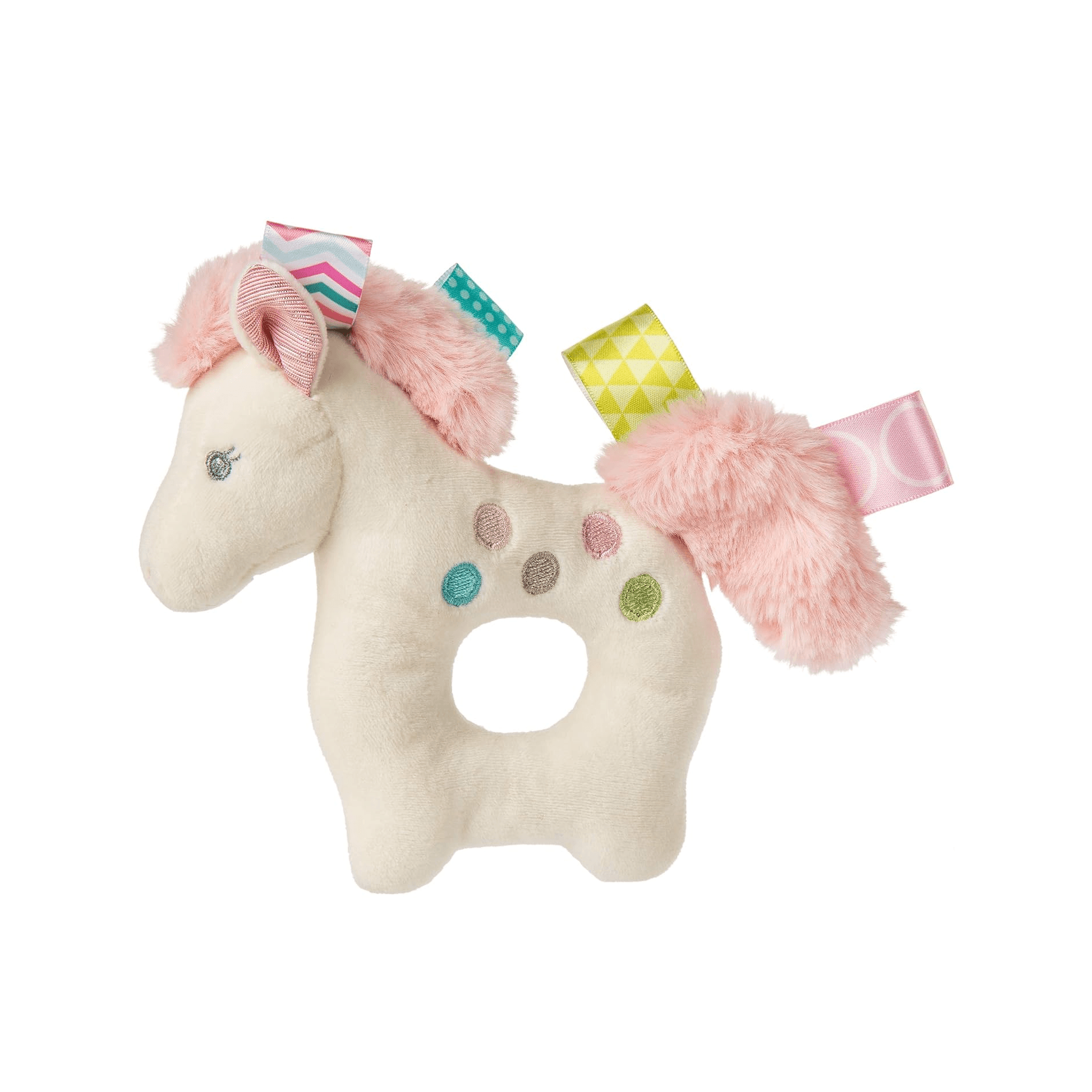 Montessori Taggies Soft Ring Rattle Unicorn