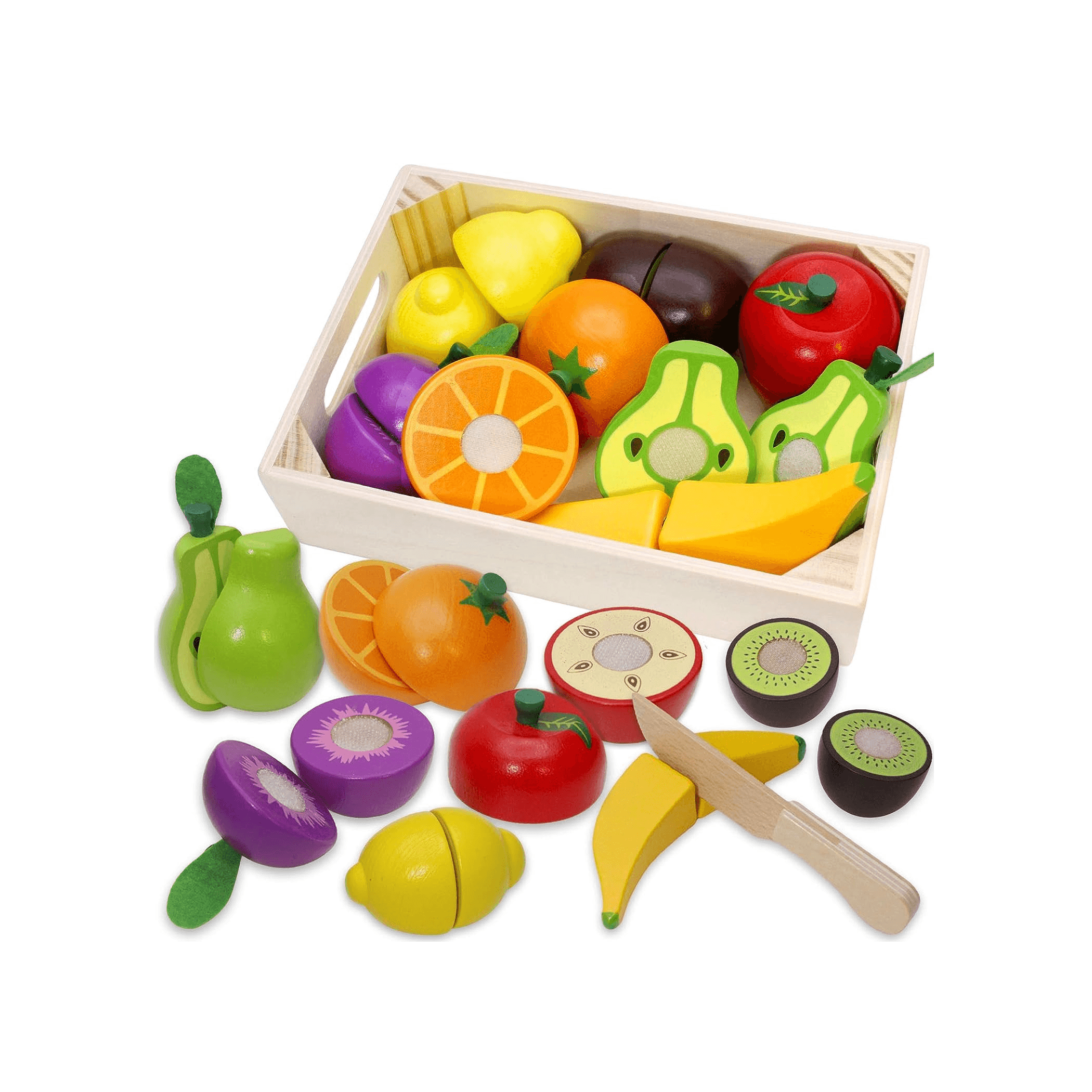 Montessori Airlab Wooden Cutting Fruits Toys