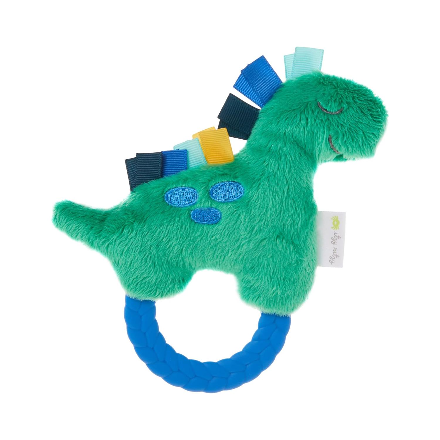 Montessori Itzy Ritzy Soft Ring Rattle Dinosaur