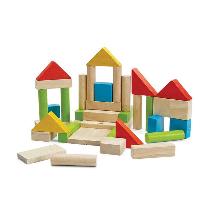Montessori Plan Toys 40 Unit Blocks Colorful