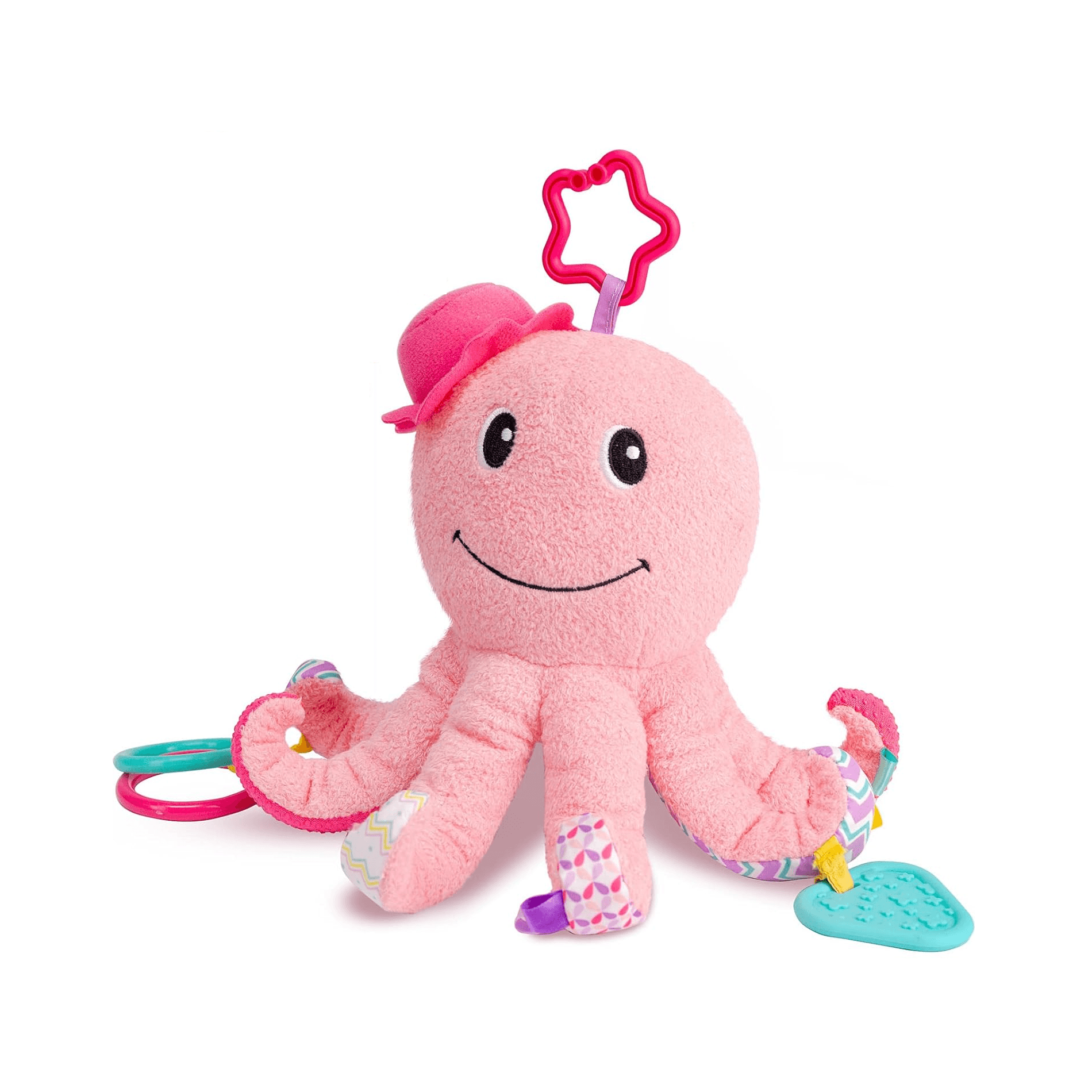 Montessori Sumobaby Peek-a-Boo Mirror Octopus Pink