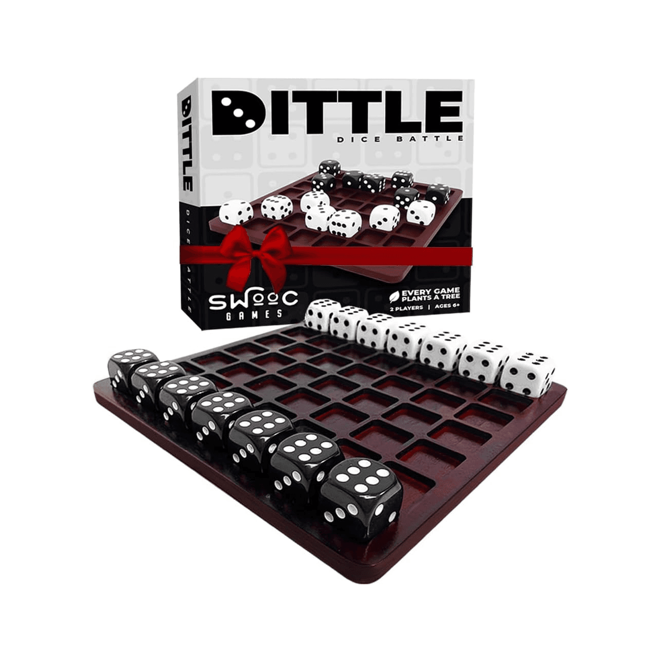 Montessori SWOOC Games Dittle Wooden Dice Battle Games