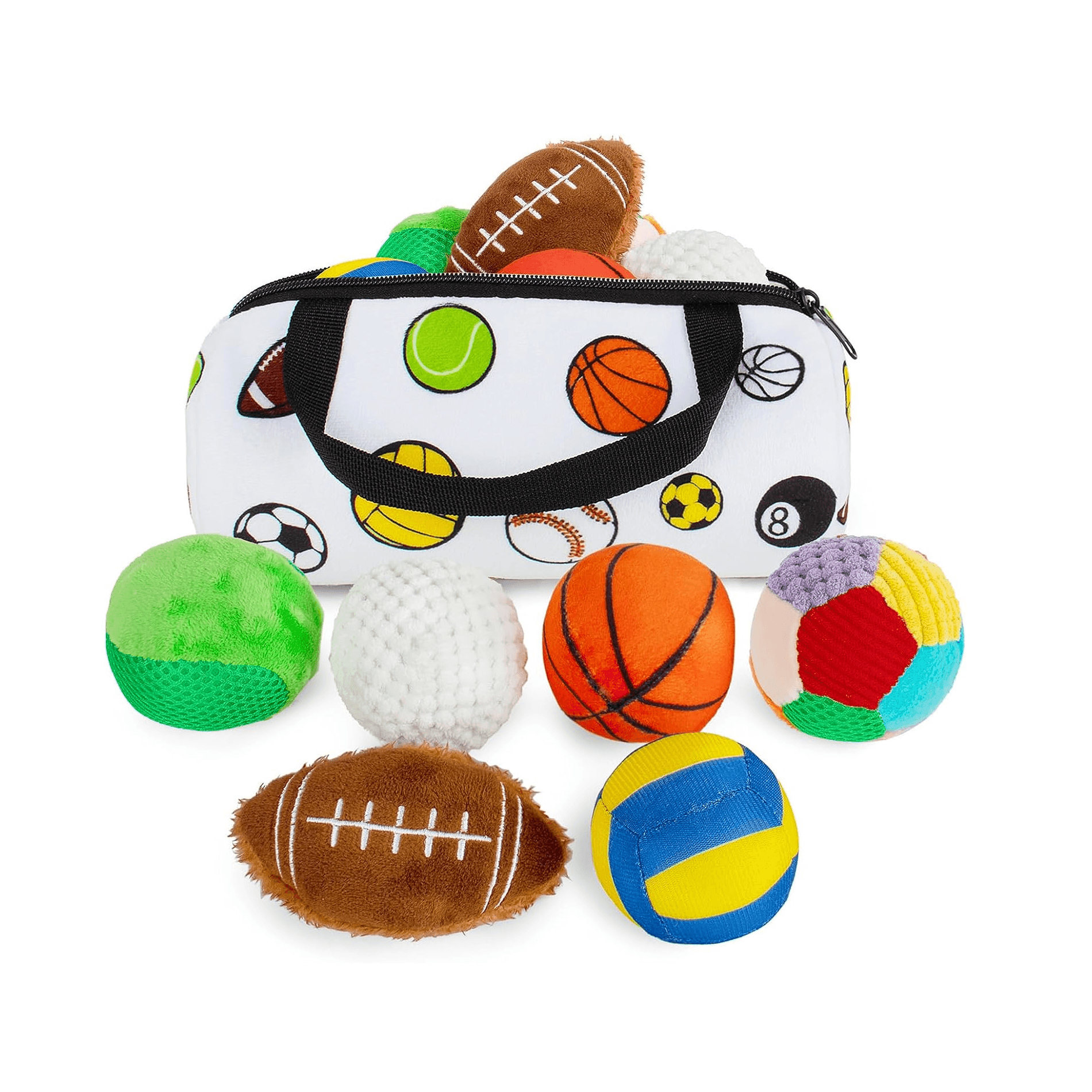 Montessori beetoy Sensory Sports Balls With Rattle & Squeakers
