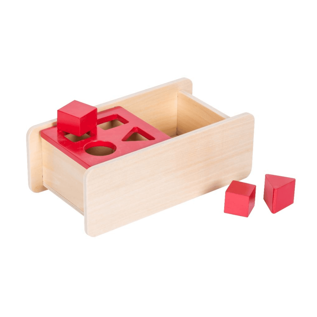 Montessori Montessori Outlet Imbucare Boxes With Flip Lid 4 Shapes