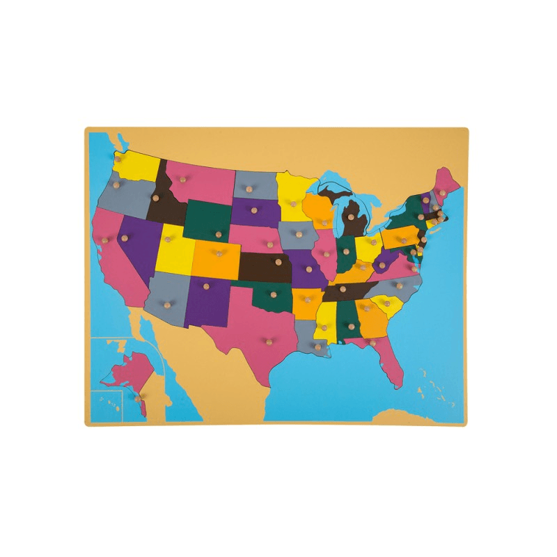 Montessori E&O Montessori Puzzle Map of USA