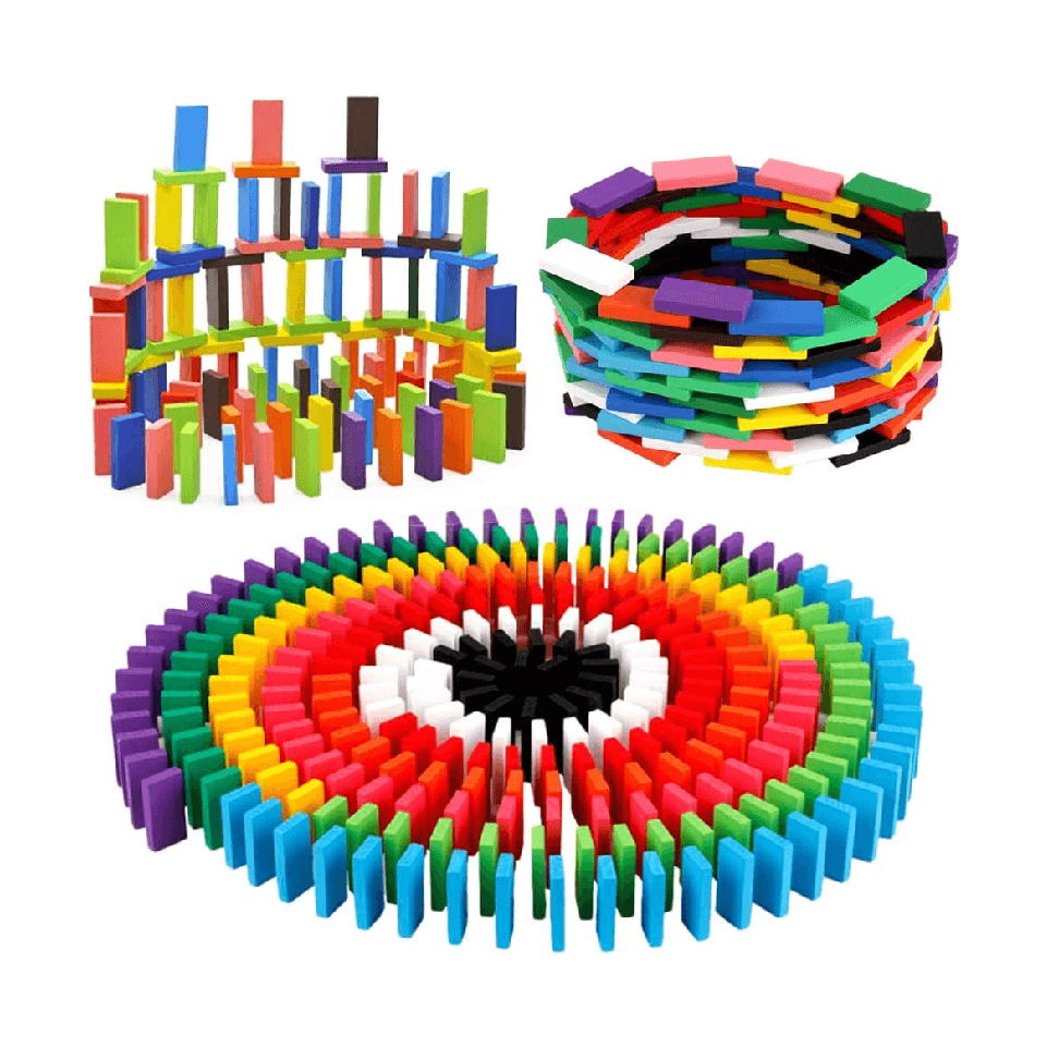 Montessori BigOtters Domino Games 360 Pieces