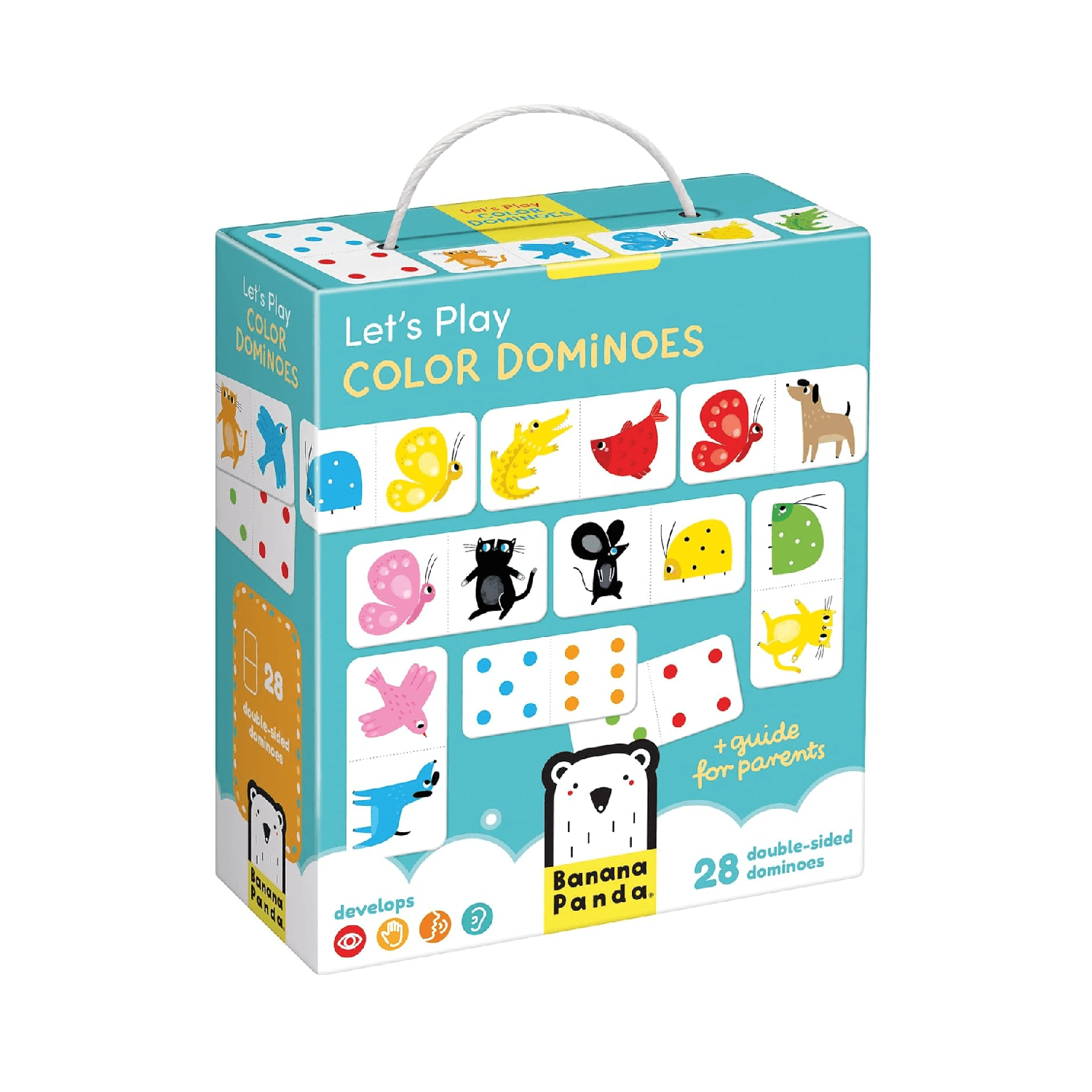 Montessori Banana Panda Domino Games Color