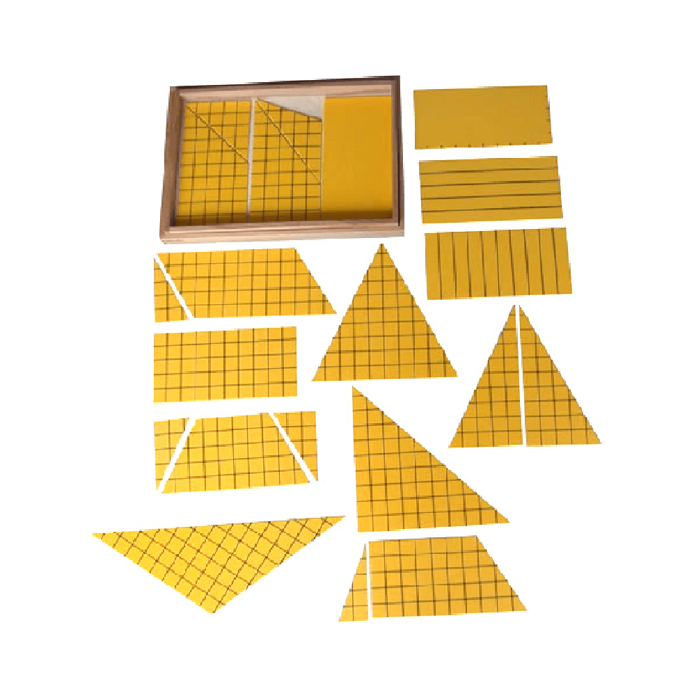 Montessori E&O Montessori Yellow Triangles for Area