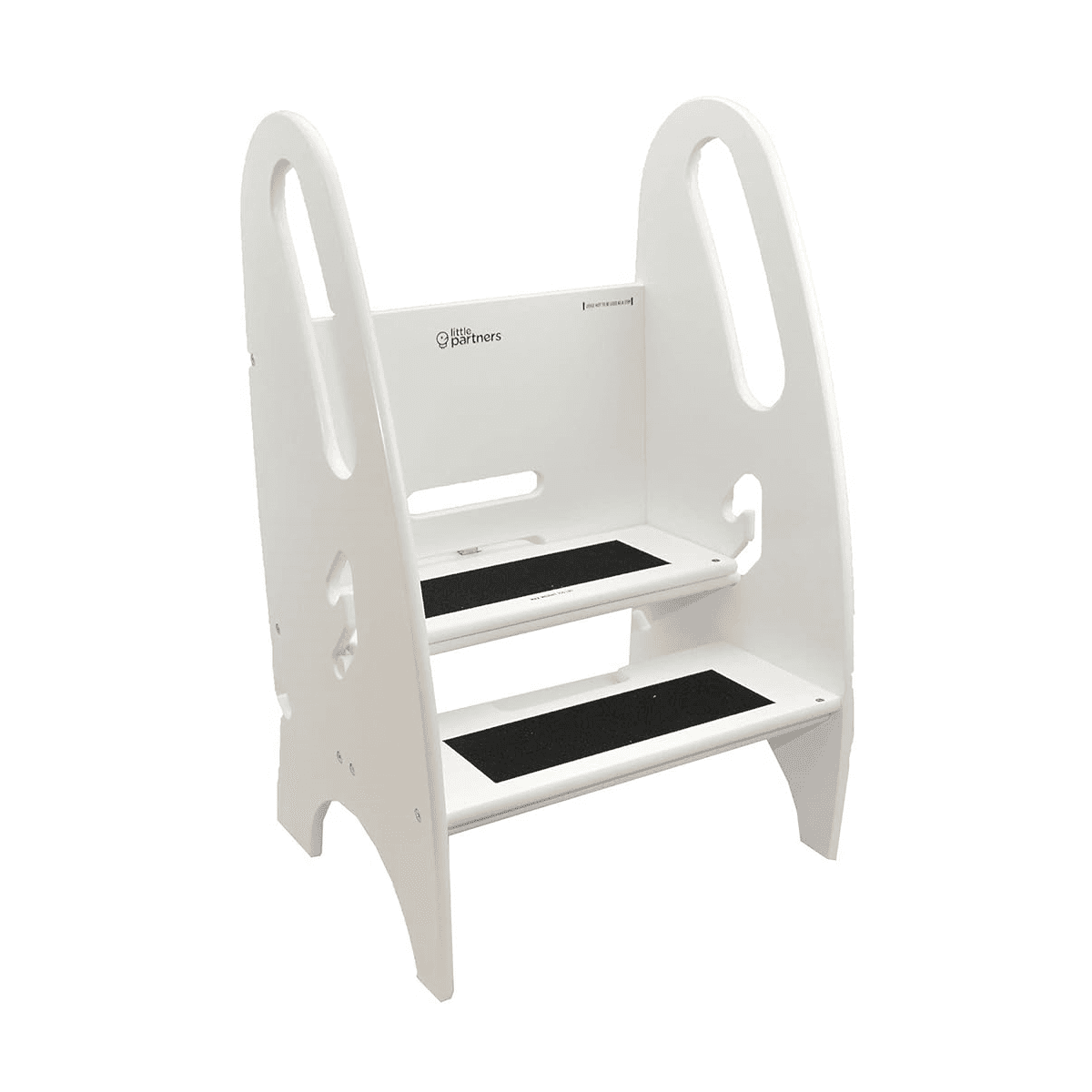 Montessori Little Partners The Growing Step Stool Soft White