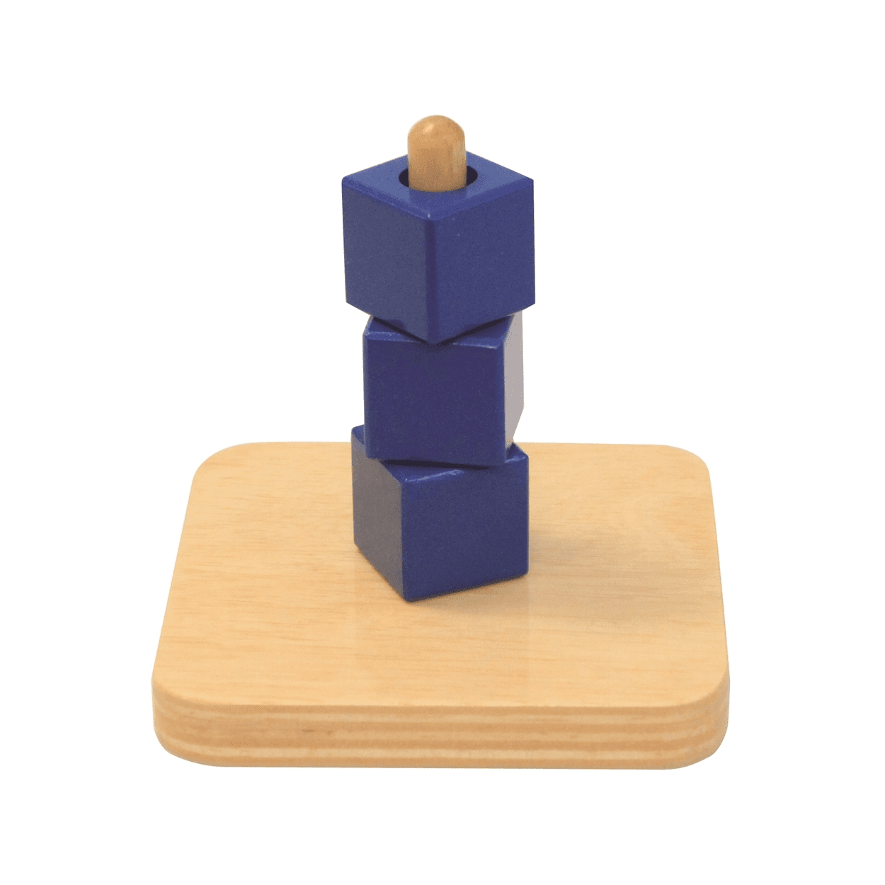 Montessori Alison's Montessori Cubes on a Vertical Dowel