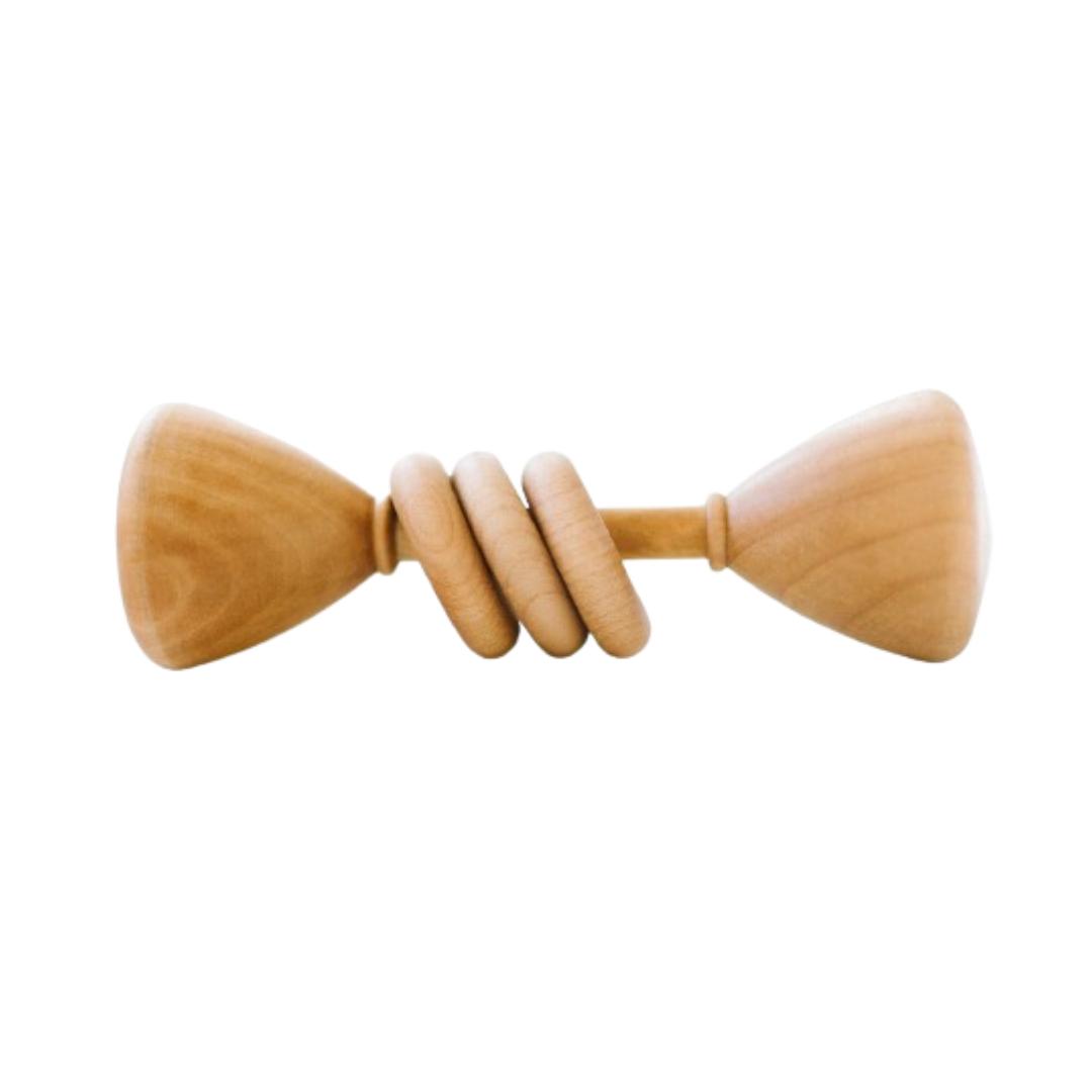 Montessori Bannor Toys Wooden Baby Rattle