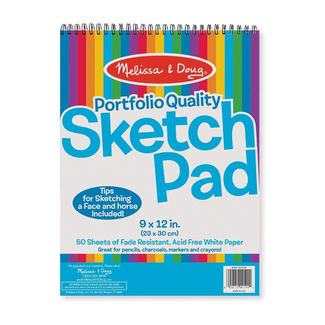 Montessori Melissa & Doug Sketch Pad 9 x 12 Inches
