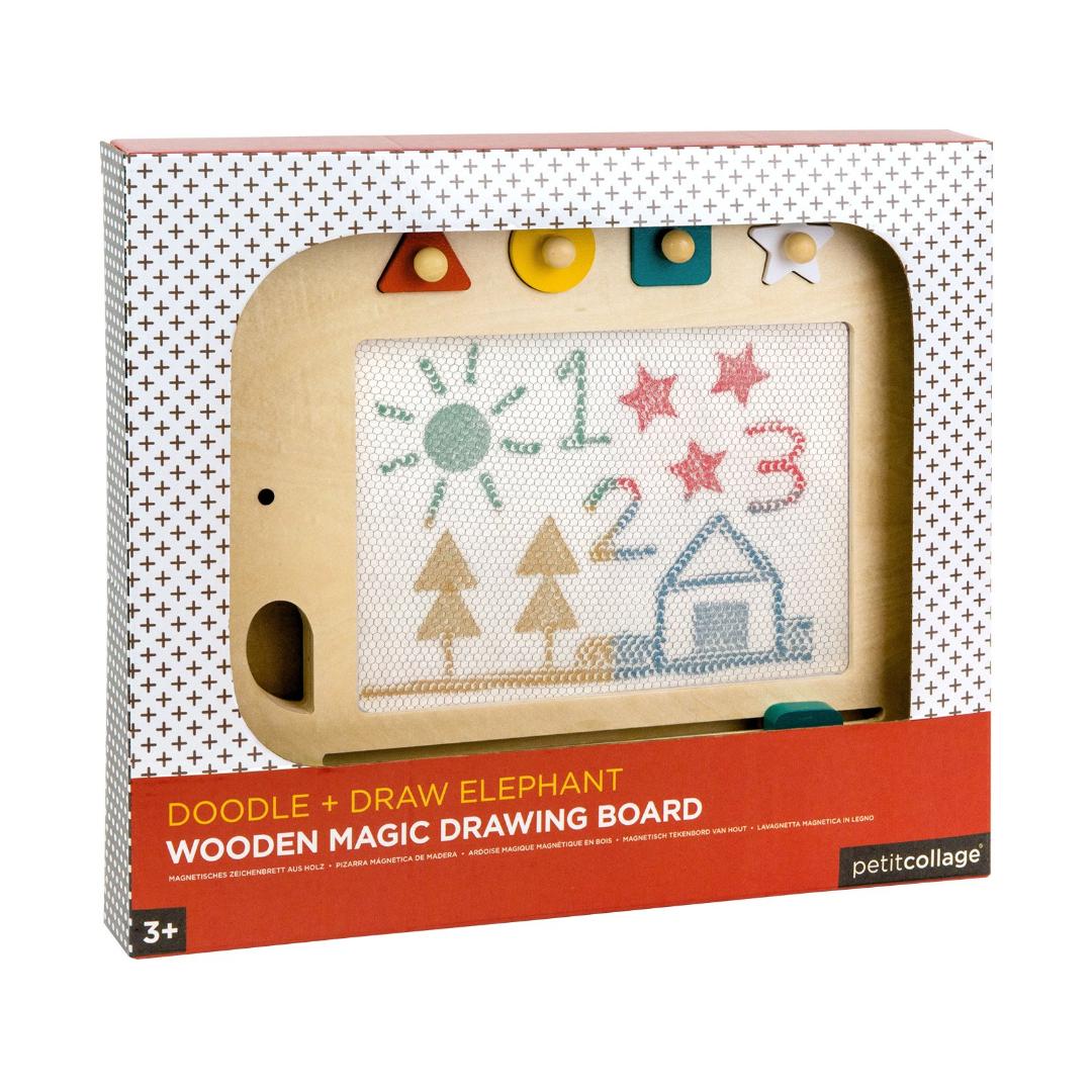 Montessori Petit Collage Elephant Magic Drawing Board