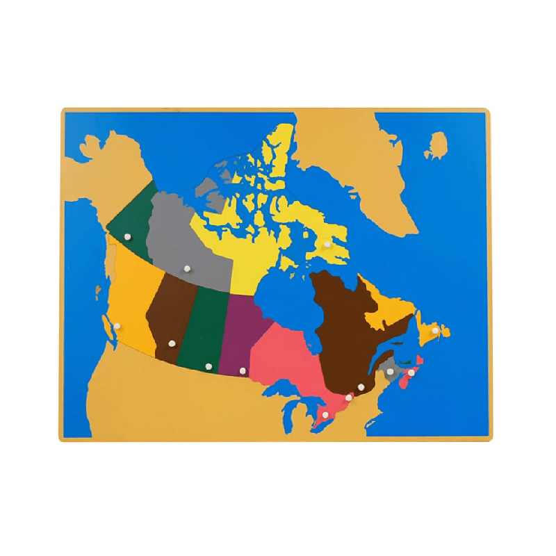 Montessori Leader Joy Puzzle Map of Canada