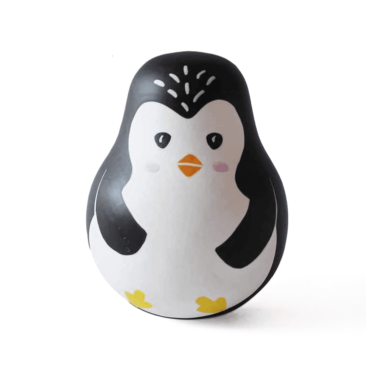 Montessori Shumee Wooden Wobble Toy Penguin