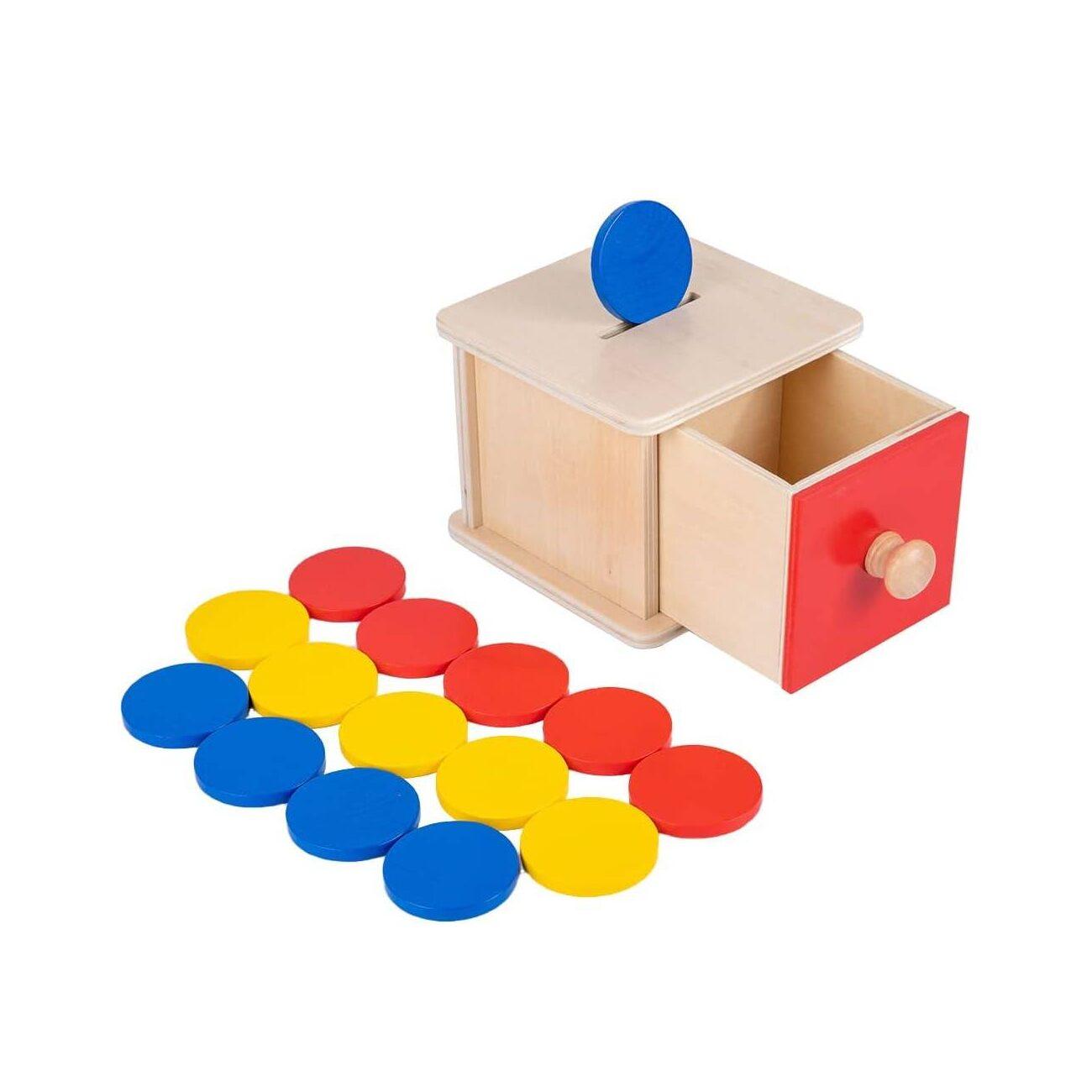 Montessori Adena Montessori Infant Coin Box With Drawer