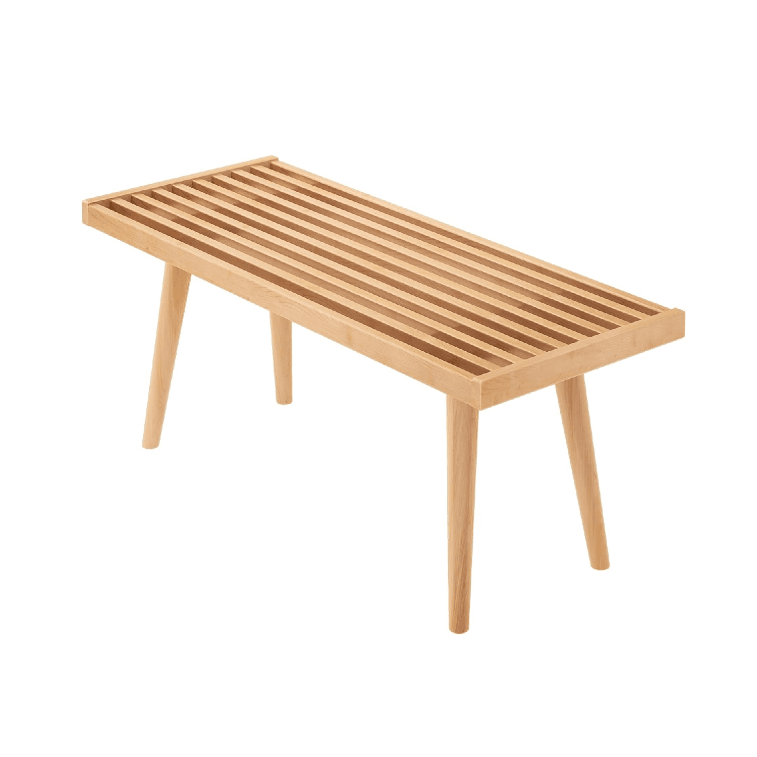 Montessori Plank+Beam Entryway Bench 41.25 Inches Natural