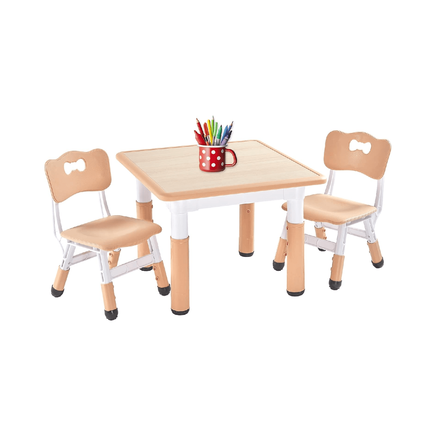 Montessori FUNLIO Table and Chair Set Natural