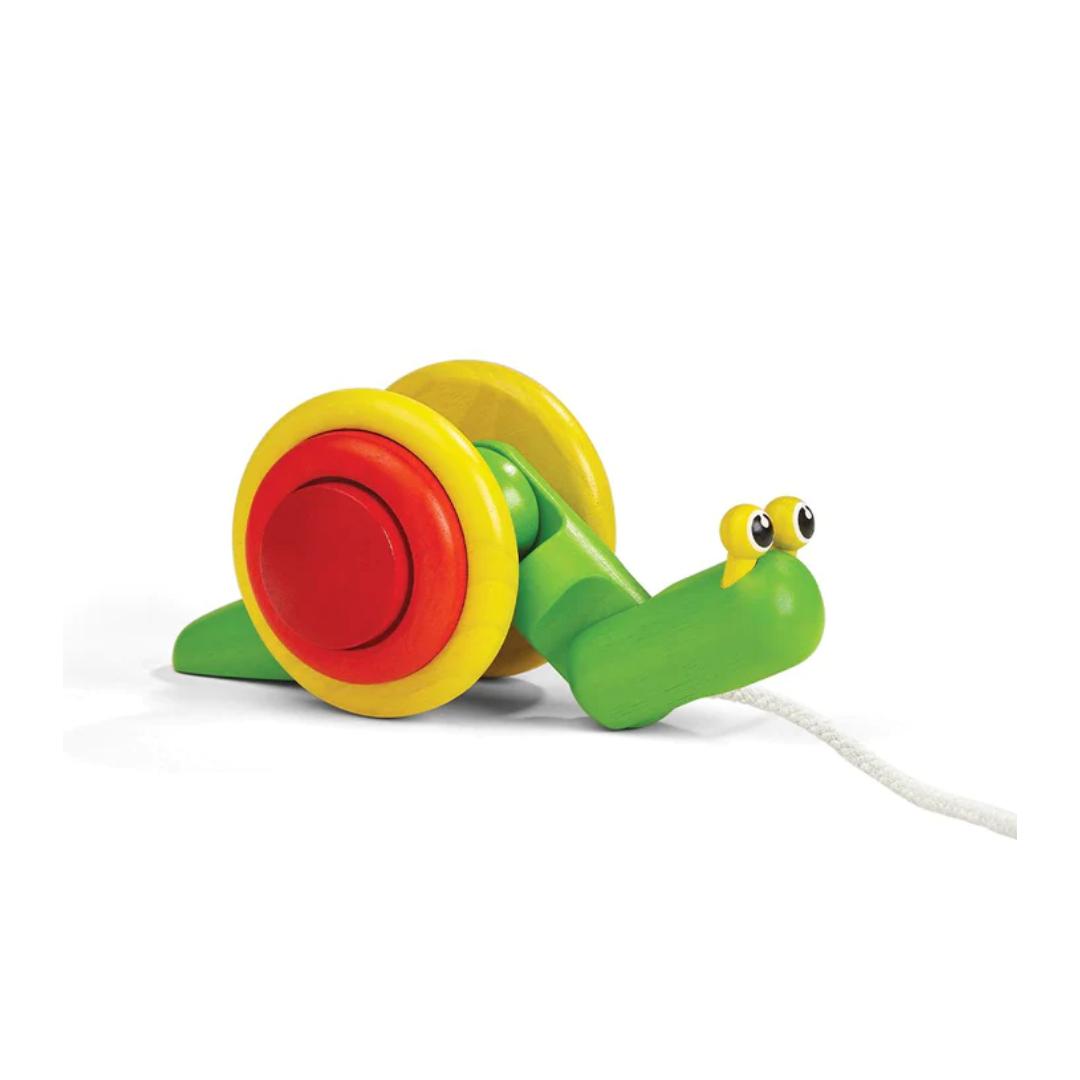 Montessori PlanToys Pull-Along Snail