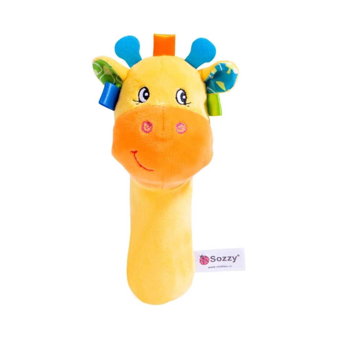 Montessori Jollybaby Squaker Stick Giraffe