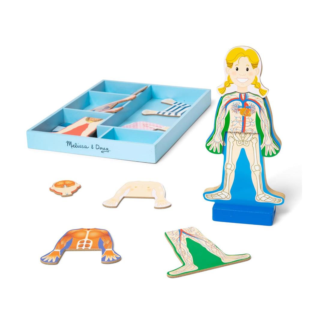 Montessori Melissa & Doug Magnetic Human Body Anatomy Play Set
