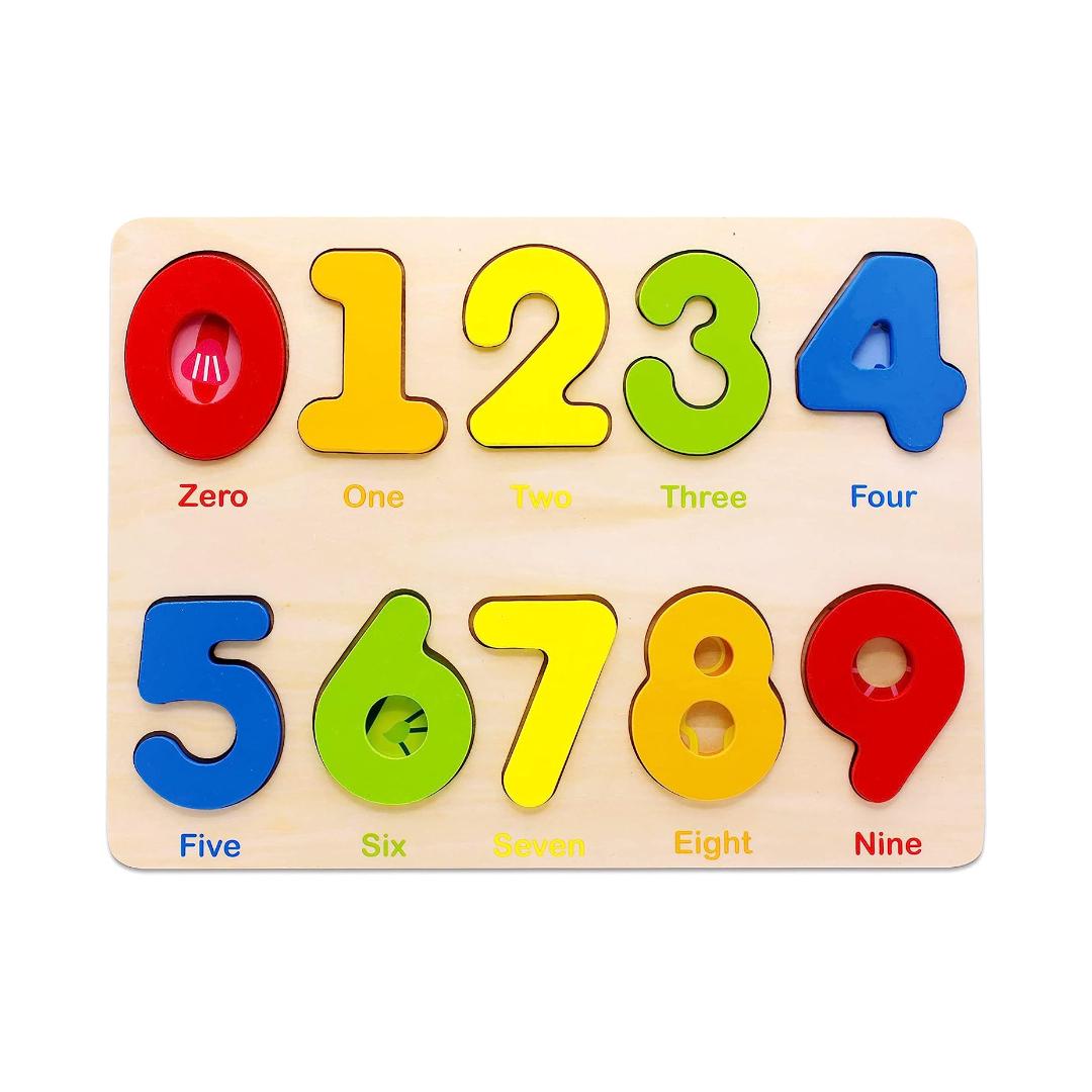 Montessori Aile Wooden Numbers Puzzle